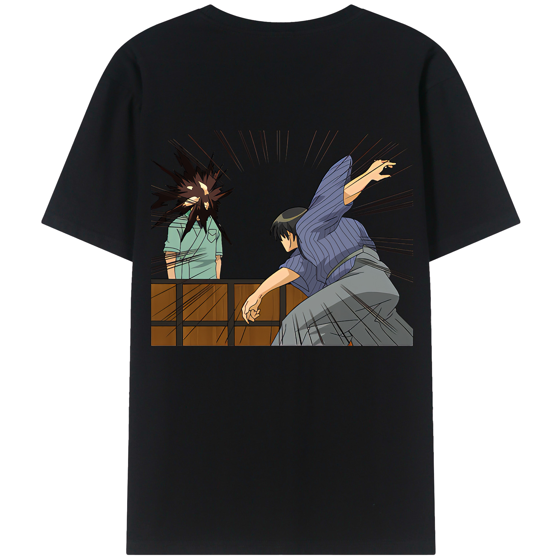 （画像用） ぎんたま 坂田銀時（さかたぎんとき） 神楽 志村新八（しむら しんぱち） GINTAMA Sakata Gintoki Kagura Shimura Shinpachi 綿100％ メンズ半袖Tシャツ（バックプリント） 通気性
