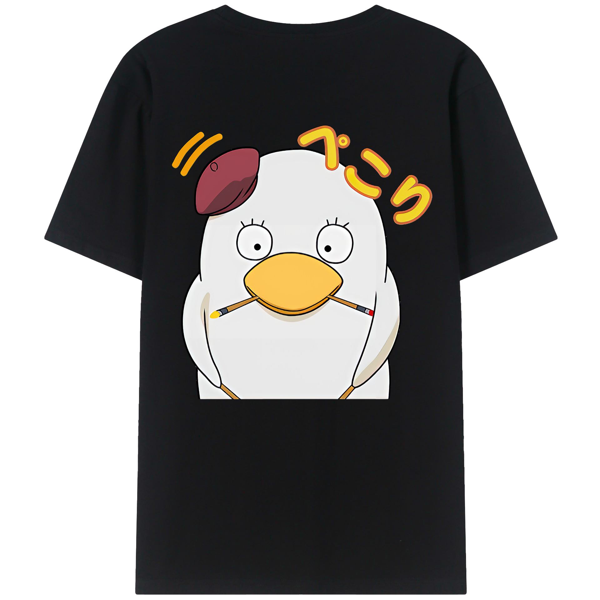 （画像用） ぎんたま 坂田銀時（さかたぎんとき） 神楽 志村新八（しむら しんぱち） GINTAMA Sakata Gintoki Kagura Shimura Shinpachi 綿100％ メンズ半袖Tシャツ（バックプリント） 通気性