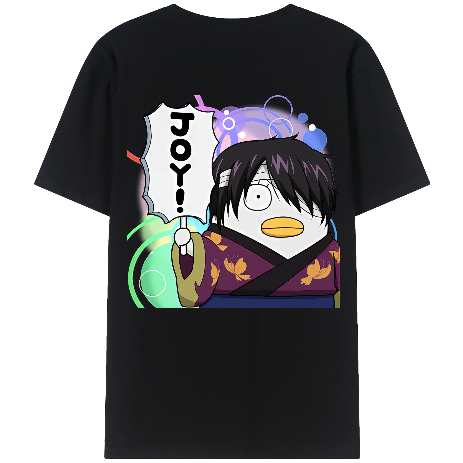 （画像用） ぎんたま 坂田銀時（さかたぎんとき） 神楽 志村新八（しむら しんぱち） GINTAMA Sakata Gintoki Kagura Shimura Shinpachi 綿100％ メンズ半袖Tシャツ（バックプリント） 通気性