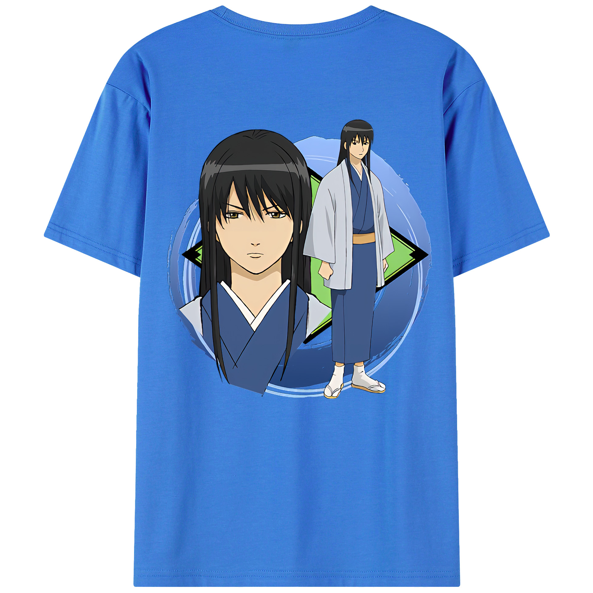 （画像用） ぎんたま 坂田銀時（さかたぎんとき） 神楽 志村新八（しむら しんぱち） GINTAMA Sakata Gintoki Kagura Shimura Shinpachi 綿100％ メンズ半袖Tシャツ（バックプリント） 通気性