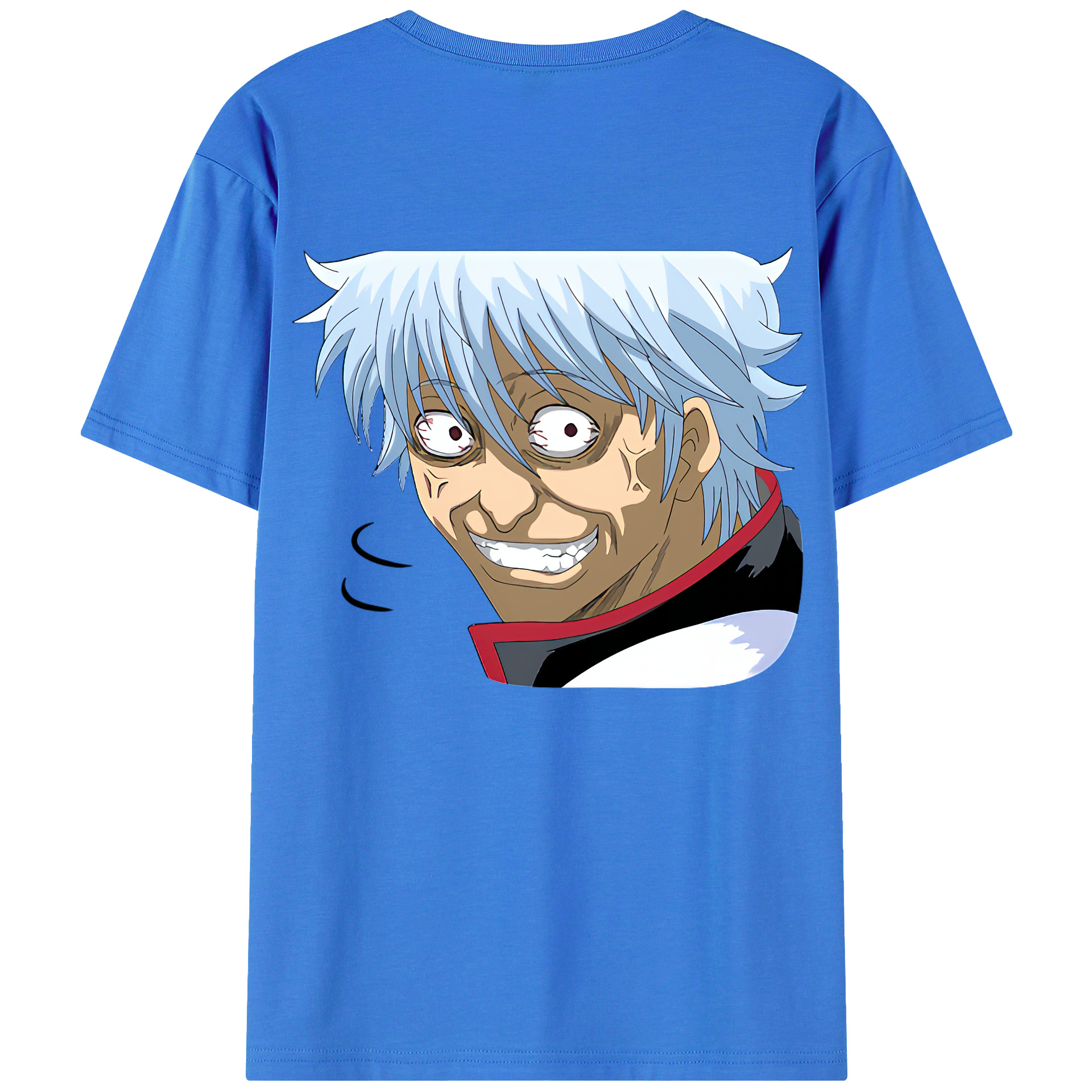 （画像用） ぎんたま 坂田銀時（さかたぎんとき） 神楽 志村新八（しむら しんぱち） GINTAMA Sakata Gintoki Kagura Shimura Shinpachi 綿100％ メンズ半袖Tシャツ（バックプリント） 通気性