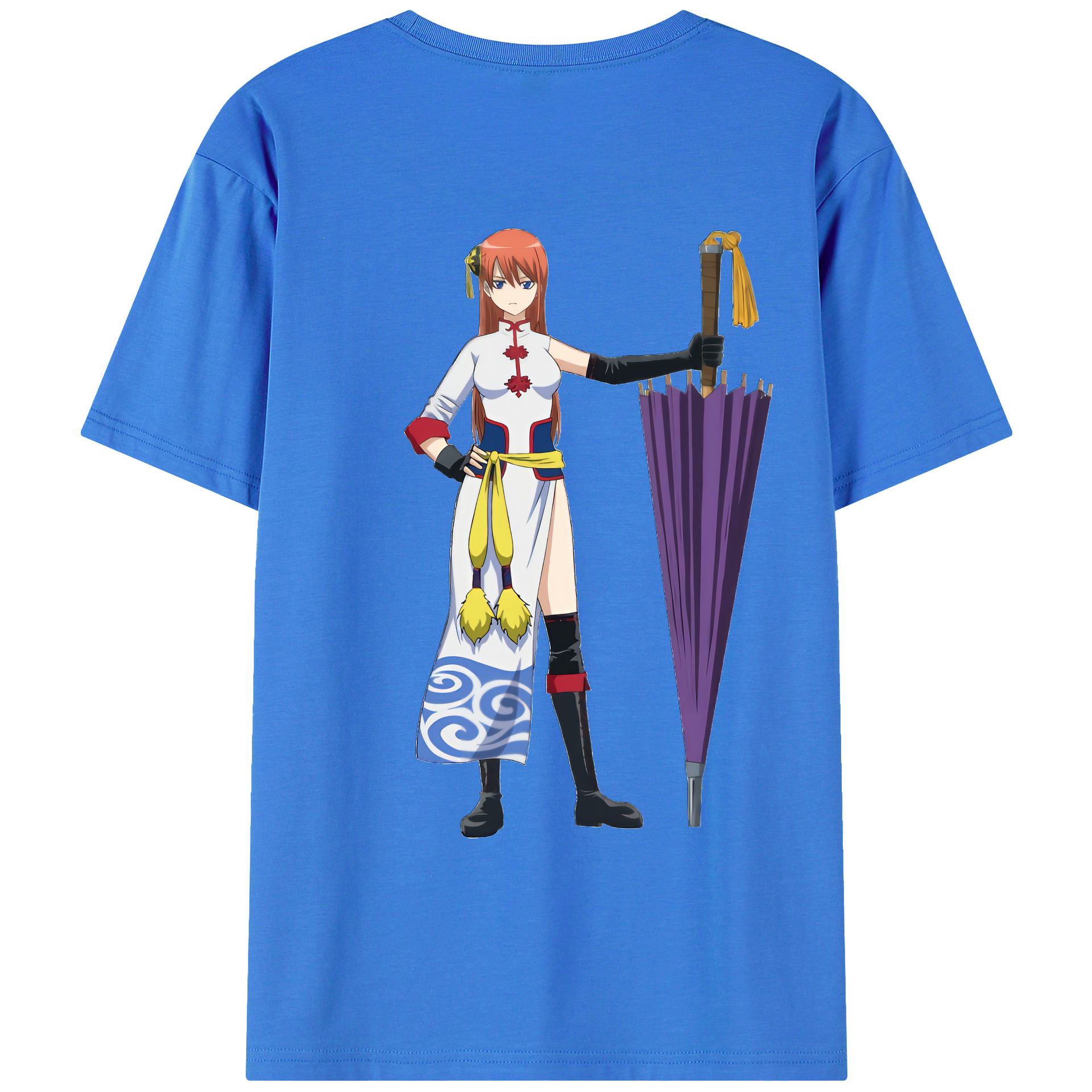 （画像用） ぎんたま 坂田銀時（さかたぎんとき） 神楽 志村新八（しむら しんぱち） GINTAMA Sakata Gintoki Kagura Shimura Shinpachi 綿100％ メンズ半袖Tシャツ（バックプリント） 通気性