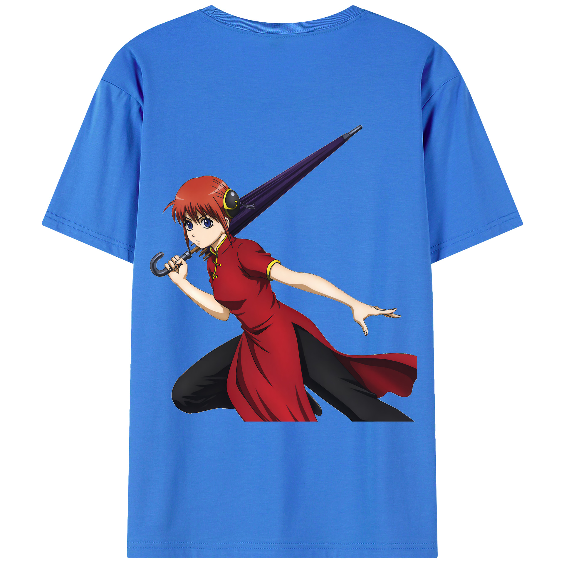 （画像用） ぎんたま 坂田銀時（さかたぎんとき） 神楽 志村新八（しむら しんぱち） GINTAMA Sakata Gintoki Kagura Shimura Shinpachi 綿100％ メンズ半袖Tシャツ（バックプリント） 通気性