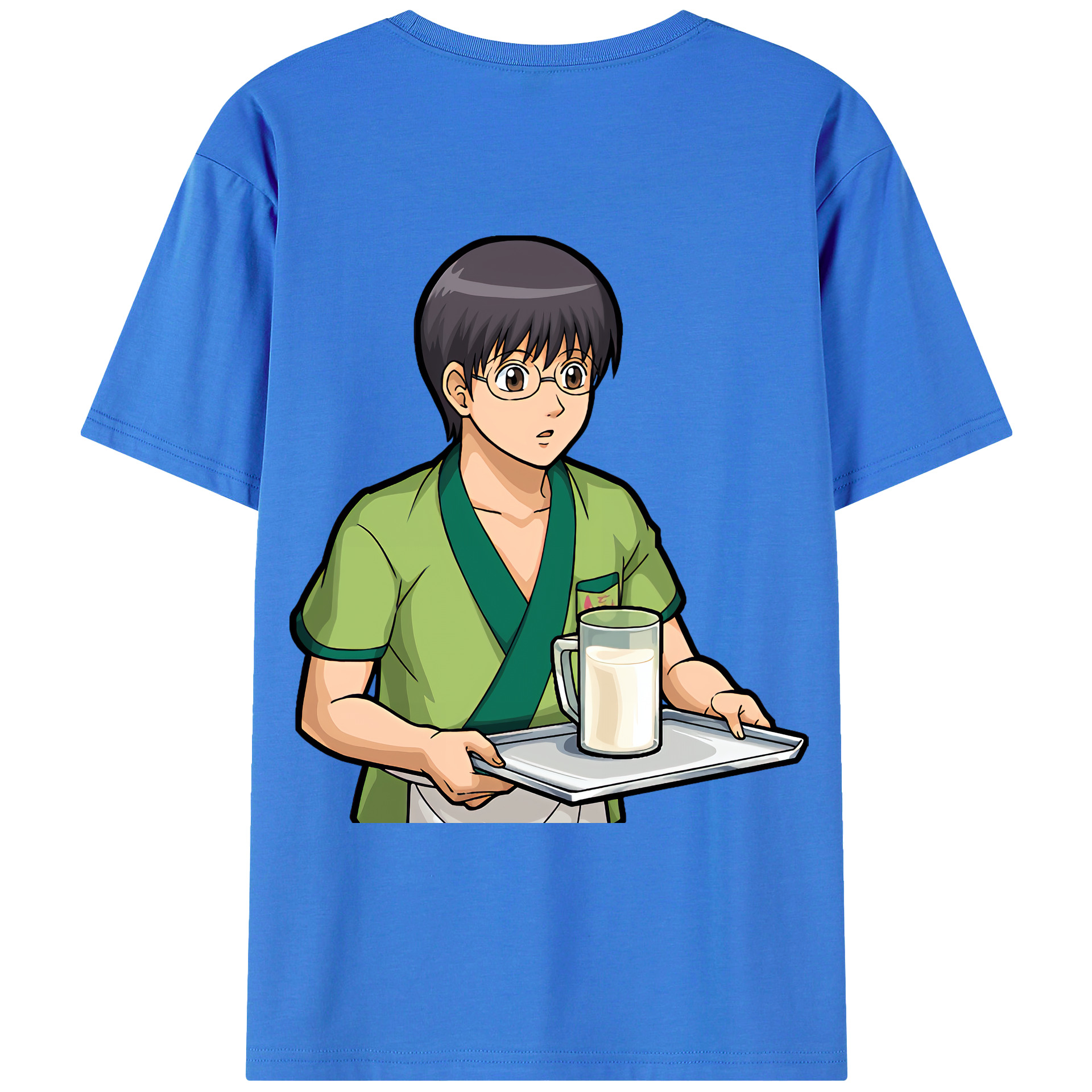 （画像用） ぎんたま 坂田銀時（さかたぎんとき） 神楽 志村新八（しむら しんぱち） GINTAMA Sakata Gintoki Kagura Shimura Shinpachi 綿100％ メンズ半袖Tシャツ（バックプリント） 通気性