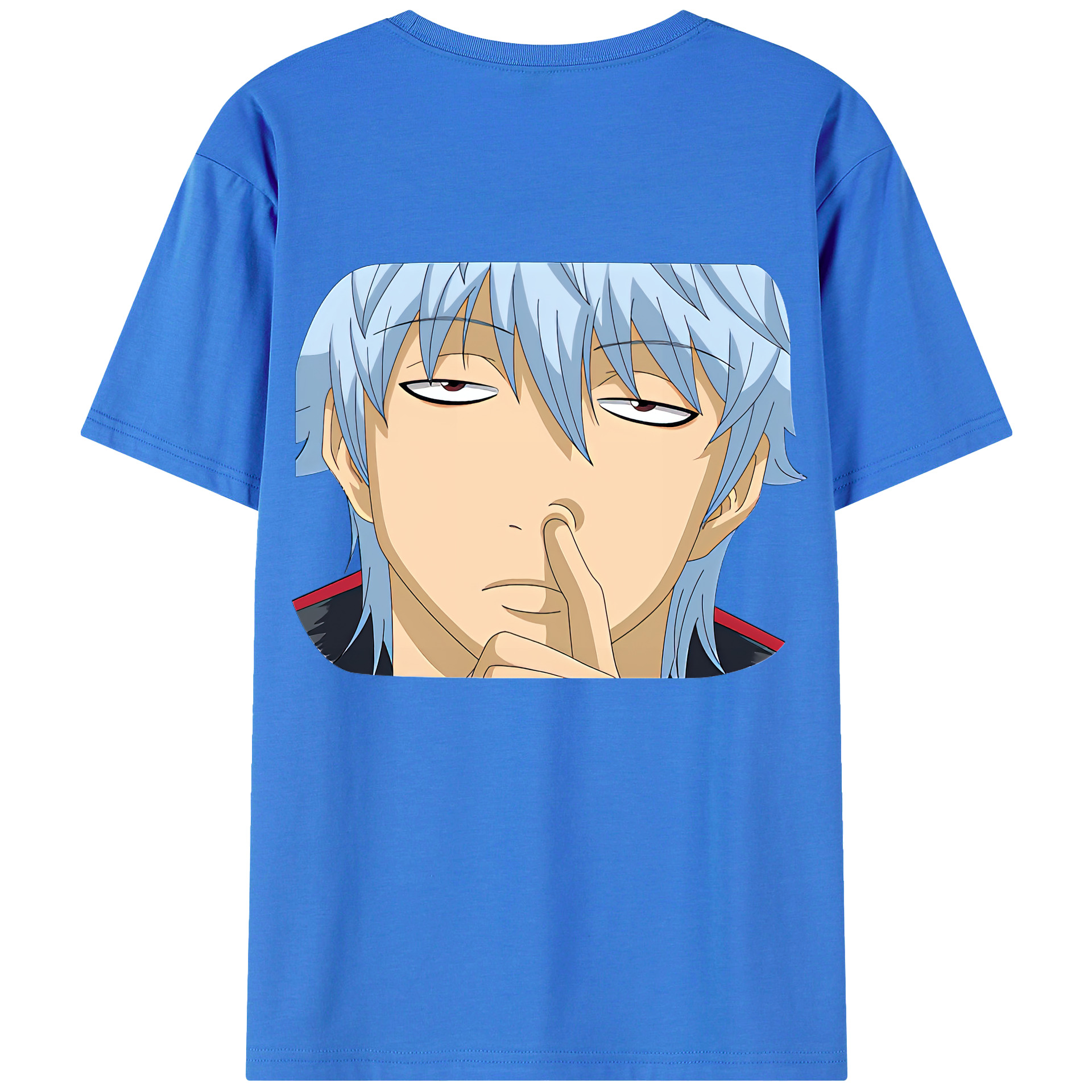 （画像用） ぎんたま 坂田銀時（さかたぎんとき） 神楽 志村新八（しむら しんぱち） GINTAMA Sakata Gintoki Kagura Shimura Shinpachi 綿100％ メンズ半袖Tシャツ（バックプリント） 通気性