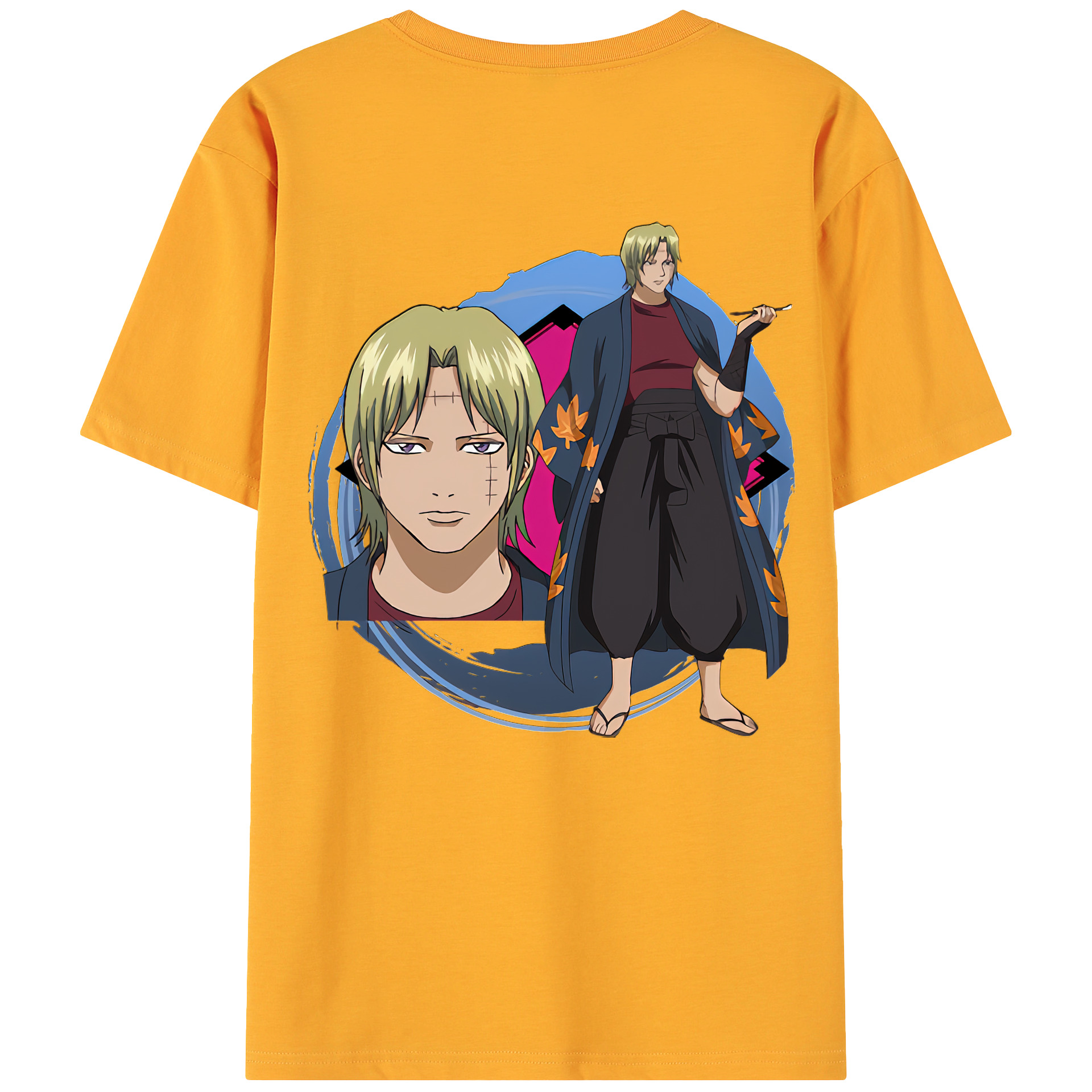 （画像用） ぎんたま 坂田銀時（さかたぎんとき） 神楽 志村新八（しむら しんぱち） GINTAMA Sakata Gintoki Kagura Shimura Shinpachi 綿100％ メンズ半袖Tシャツ（バックプリント） 通気性