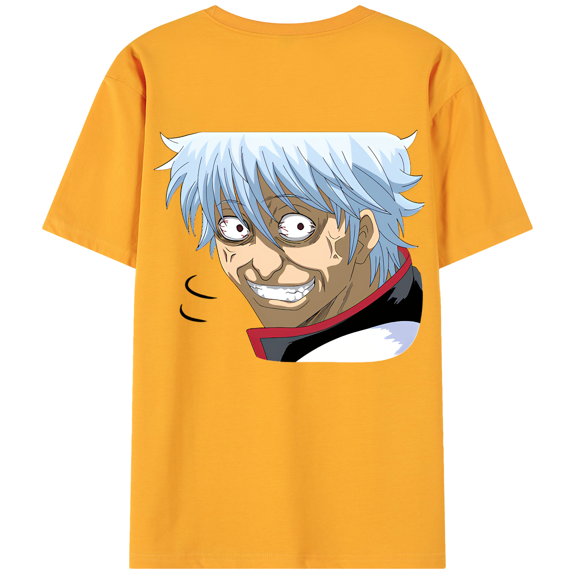 （画像用） ぎんたま 坂田銀時（さかたぎんとき） 神楽 志村新八（しむら しんぱち） GINTAMA Sakata Gintoki Kagura Shimura Shinpachi 綿100％ メンズ半袖Tシャツ（バックプリント） 通気性