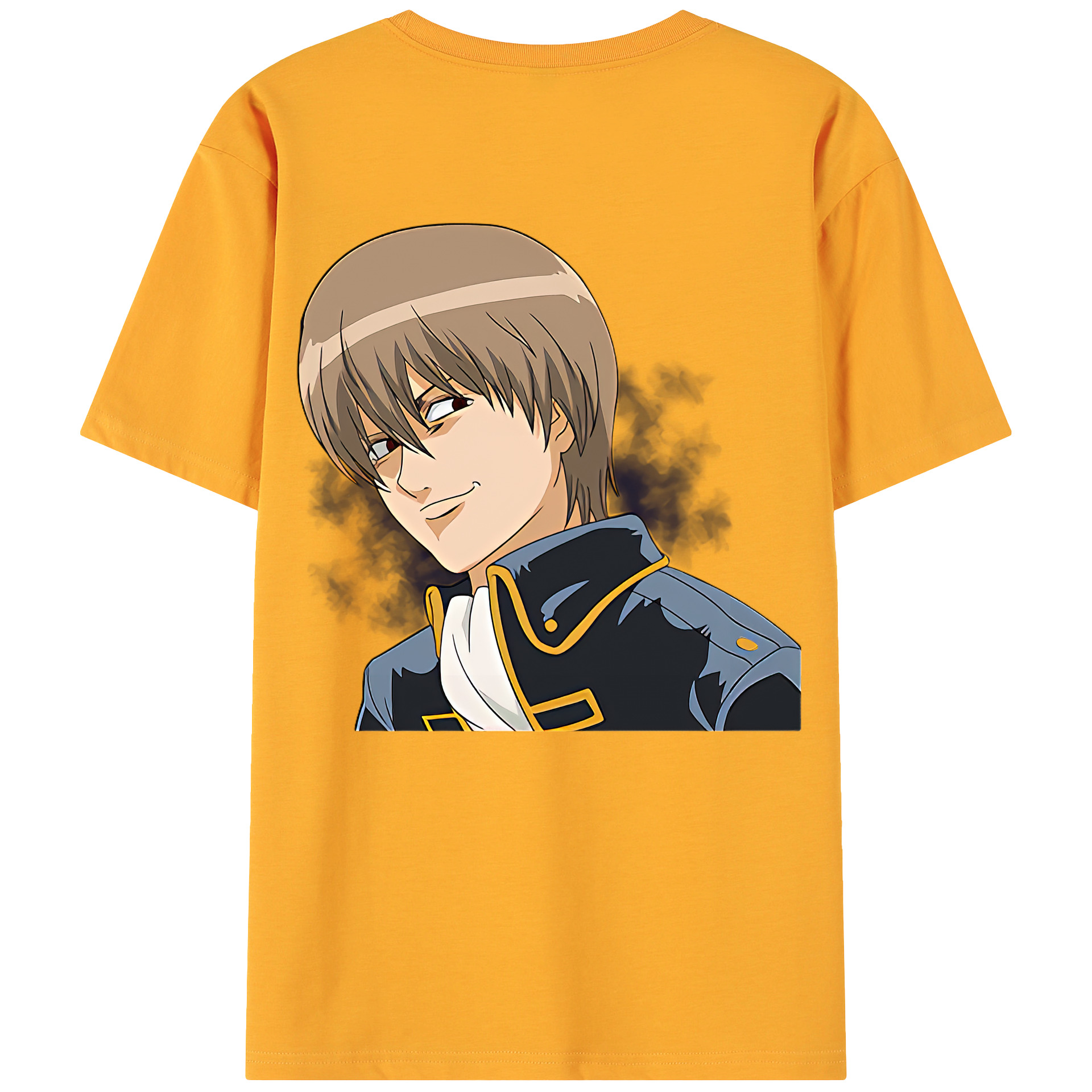 （画像用） ぎんたま 坂田銀時（さかたぎんとき） 神楽 志村新八（しむら しんぱち） GINTAMA Sakata Gintoki Kagura Shimura Shinpachi 綿100％ メンズ半袖Tシャツ（バックプリント） 通気性