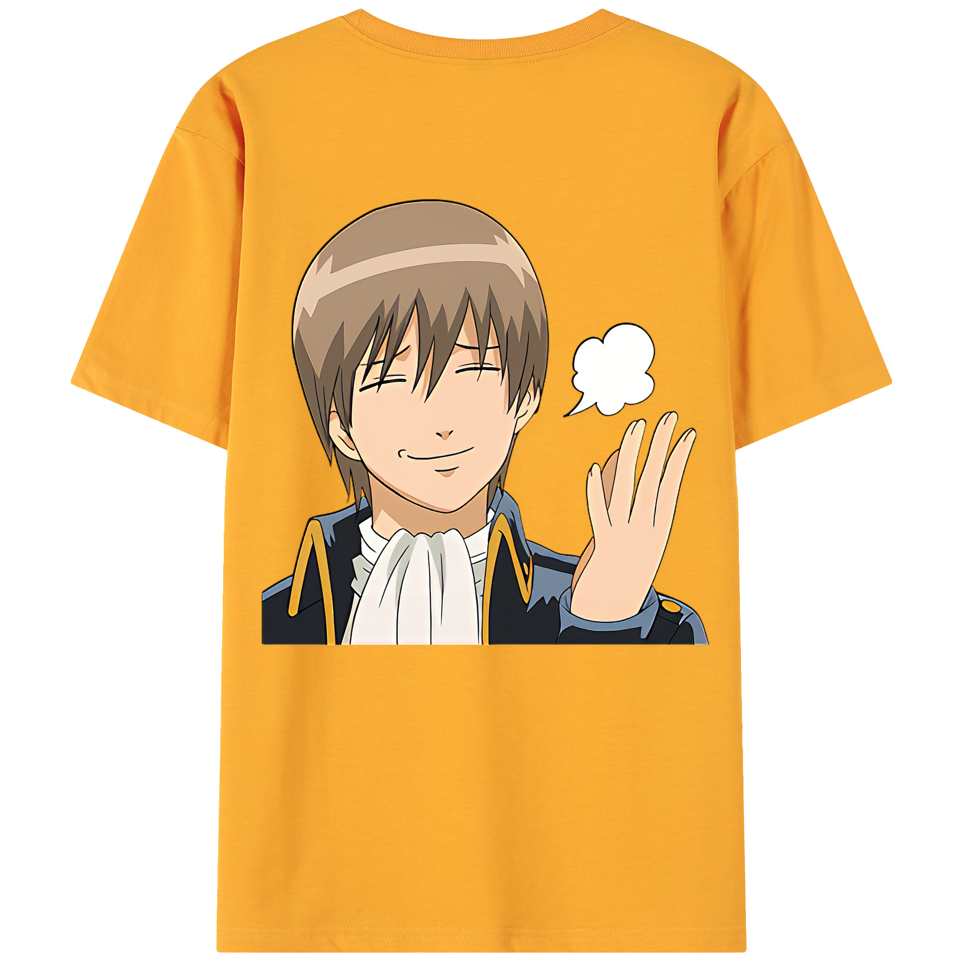 （画像用） ぎんたま 坂田銀時（さかたぎんとき） 神楽 志村新八（しむら しんぱち） GINTAMA Sakata Gintoki Kagura Shimura Shinpachi 綿100％ メンズ半袖Tシャツ（バックプリント） 通気性