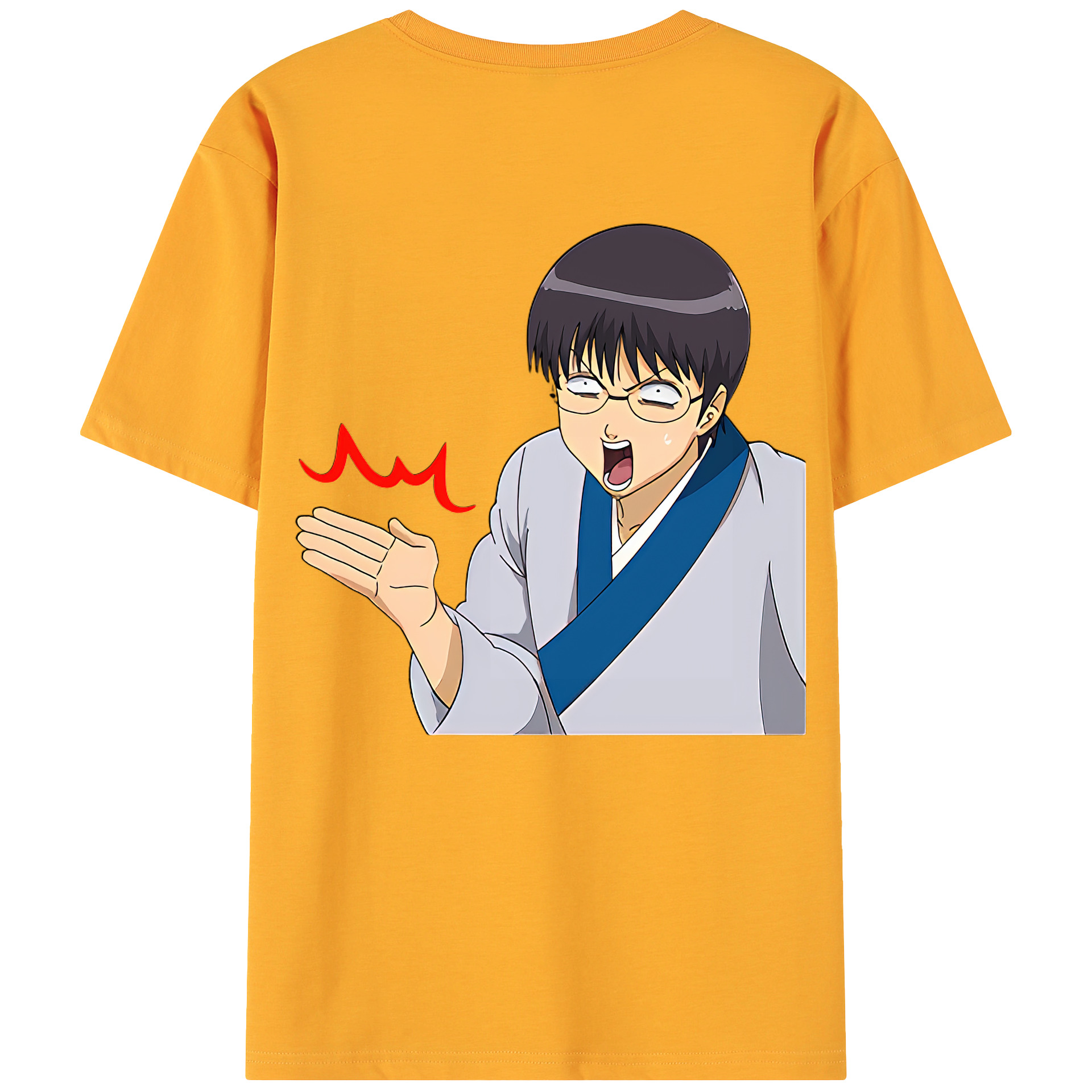 （画像用） ぎんたま 坂田銀時（さかたぎんとき） 神楽 志村新八（しむら しんぱち） GINTAMA Sakata Gintoki Kagura Shimura Shinpachi 綿100％ メンズ半袖Tシャツ（バックプリント） 通気性