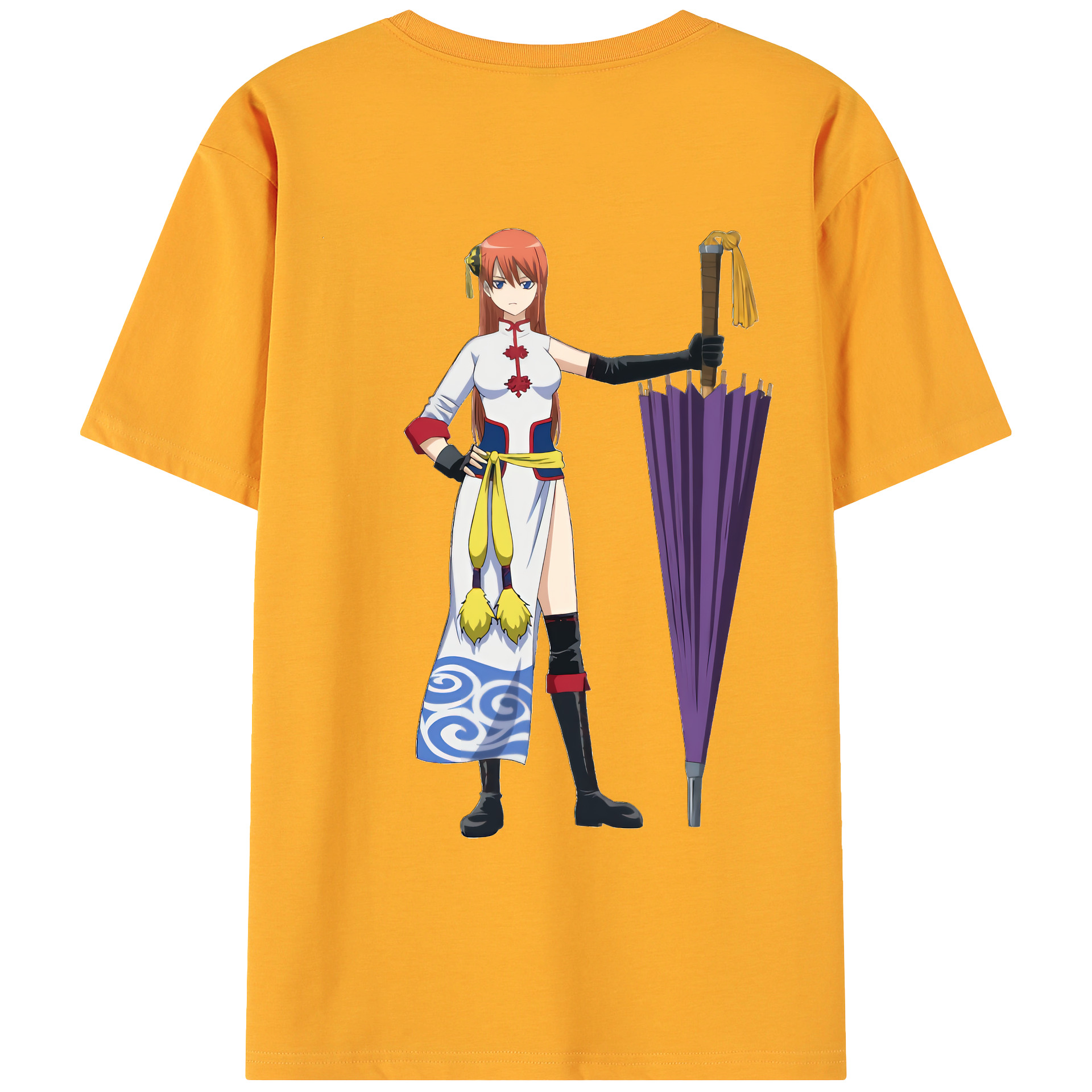 （画像用） ぎんたま 坂田銀時（さかたぎんとき） 神楽 志村新八（しむら しんぱち） GINTAMA Sakata Gintoki Kagura Shimura Shinpachi 綿100％ メンズ半袖Tシャツ（バックプリント） 通気性