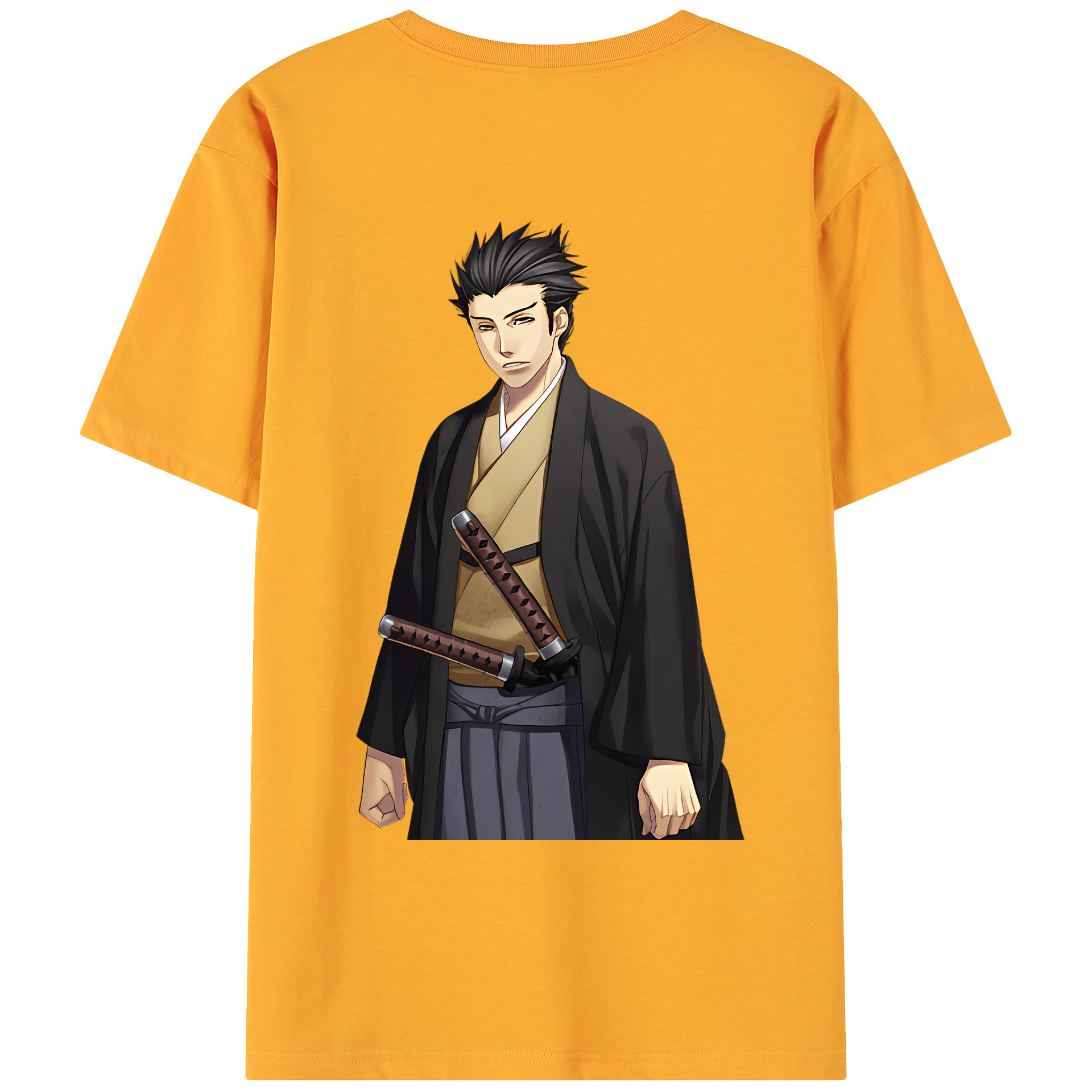 （画像用） ぎんたま 坂田銀時（さかたぎんとき） 神楽 志村新八（しむら しんぱち） GINTAMA Sakata Gintoki Kagura Shimura Shinpachi 綿100％ メンズ半袖Tシャツ（バックプリント） 通気性