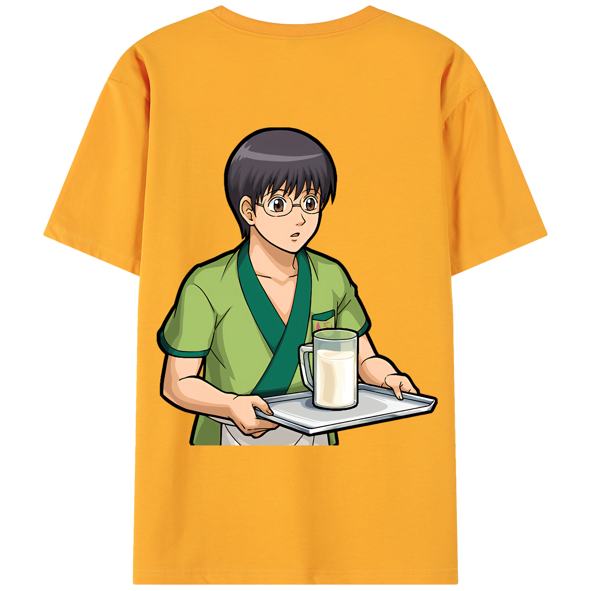 （画像用） ぎんたま 坂田銀時（さかたぎんとき） 神楽 志村新八（しむら しんぱち） GINTAMA Sakata Gintoki Kagura Shimura Shinpachi 綿100％ メンズ半袖Tシャツ（バックプリント） 通気性
