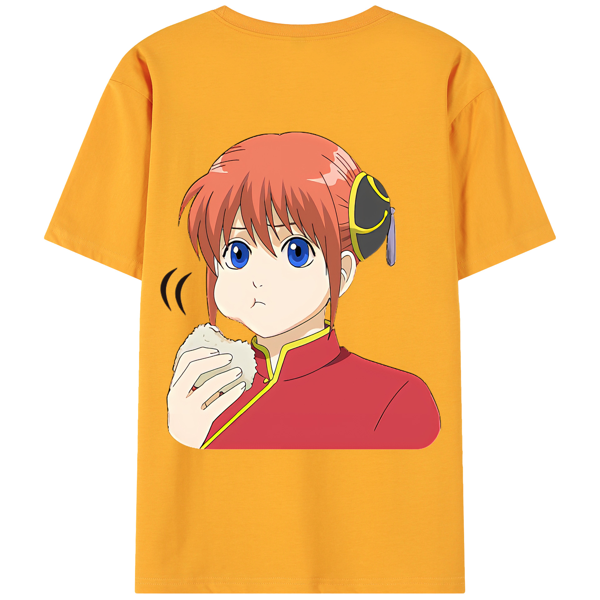 （画像用） ぎんたま 坂田銀時（さかたぎんとき） 神楽 志村新八（しむら しんぱち） GINTAMA Sakata Gintoki Kagura Shimura Shinpachi 綿100％ メンズ半袖Tシャツ（バックプリント） 通気性