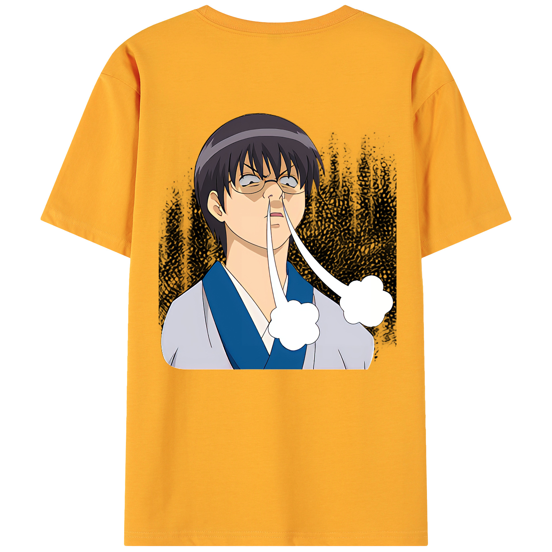 （画像用） ぎんたま 坂田銀時（さかたぎんとき） 神楽 志村新八（しむら しんぱち） GINTAMA Sakata Gintoki Kagura Shimura Shinpachi 綿100％ メンズ半袖Tシャツ（バックプリント） 通気性
