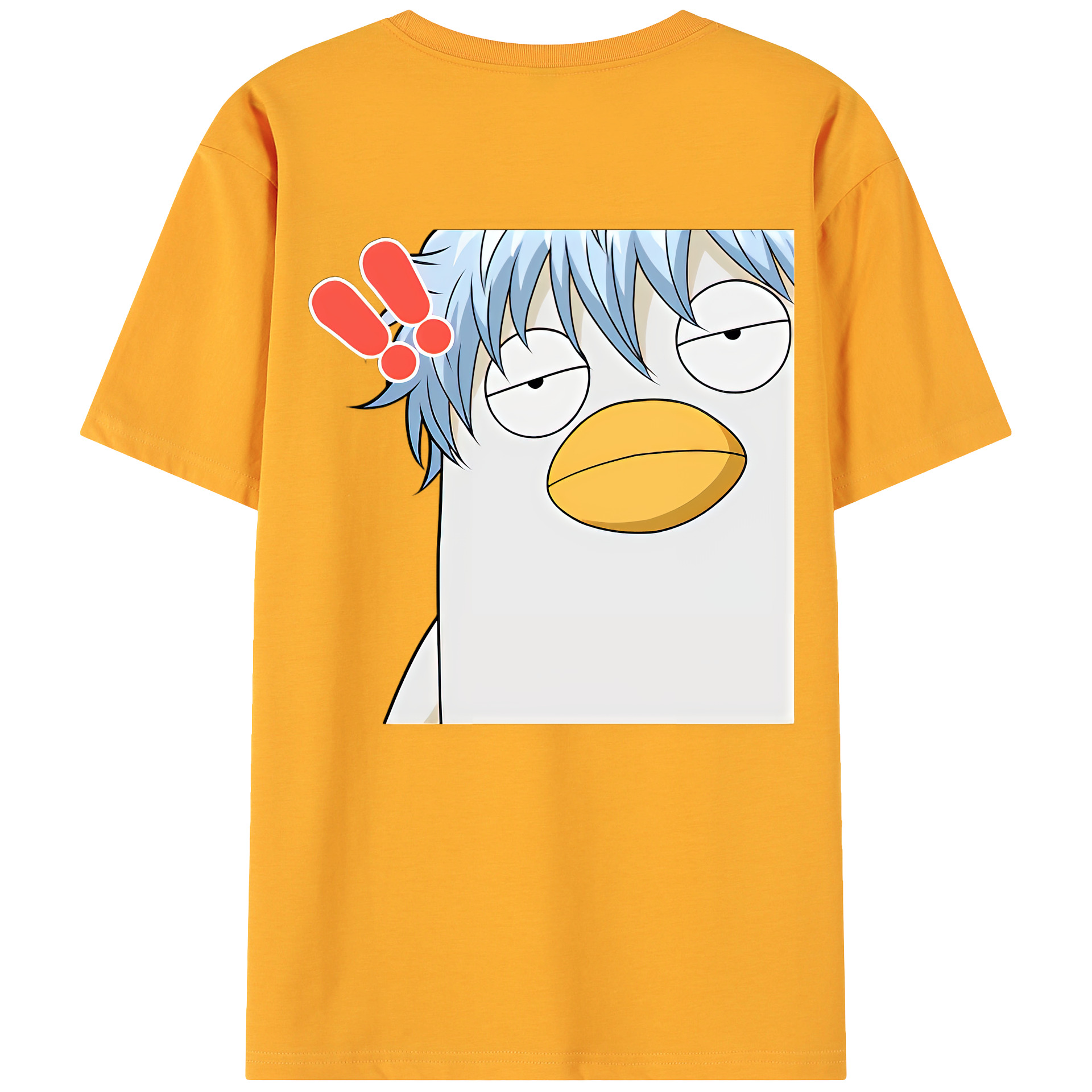 （画像用） ぎんたま 坂田銀時（さかたぎんとき） 神楽 志村新八（しむら しんぱち） GINTAMA Sakata Gintoki Kagura Shimura Shinpachi 綿100％ メンズ半袖Tシャツ（バックプリント） 通気性