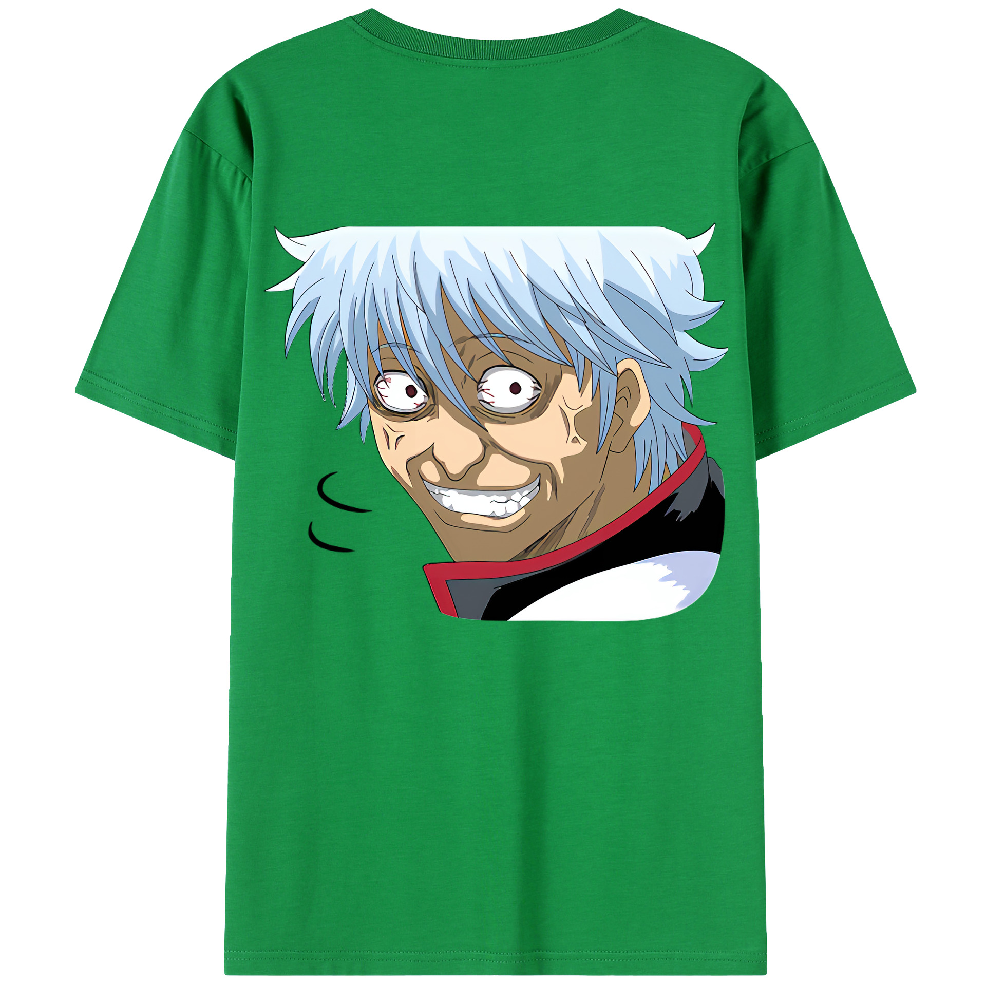（画像用） ぎんたま 坂田銀時（さかたぎんとき） 神楽 志村新八（しむら しんぱち） GINTAMA Sakata Gintoki Kagura Shimura Shinpachi 綿100％ メンズ半袖Tシャツ（バックプリント） 通気性