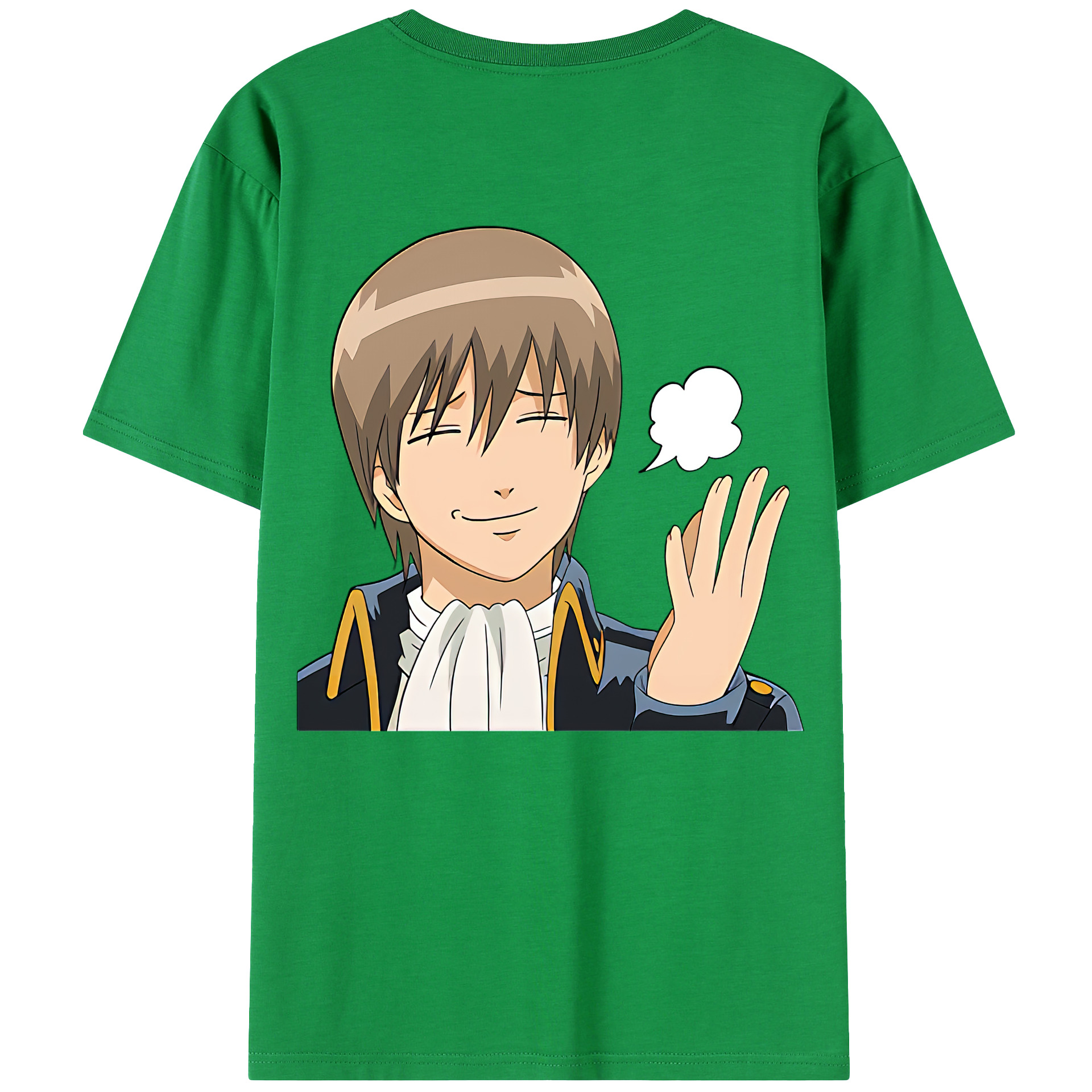 （画像用） ぎんたま 坂田銀時（さかたぎんとき） 神楽 志村新八（しむら しんぱち） GINTAMA Sakata Gintoki Kagura Shimura Shinpachi 綿100％ メンズ半袖Tシャツ（バックプリント） 通気性