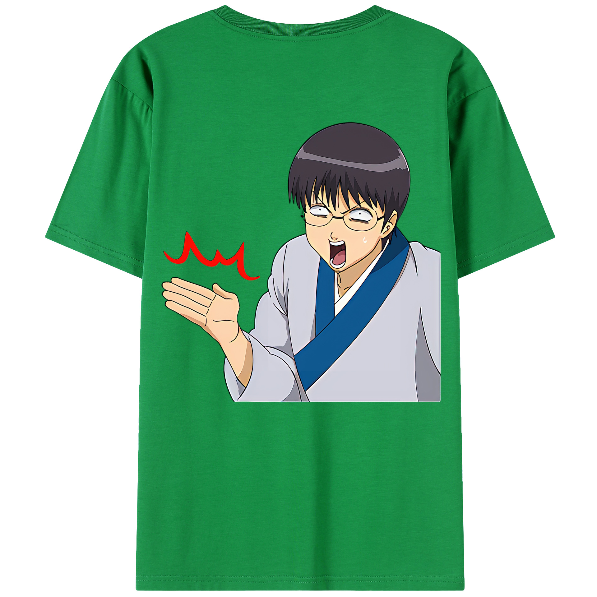 （画像用） ぎんたま 坂田銀時（さかたぎんとき） 神楽 志村新八（しむら しんぱち） GINTAMA Sakata Gintoki Kagura Shimura Shinpachi 綿100％ メンズ半袖Tシャツ（バックプリント） 通気性