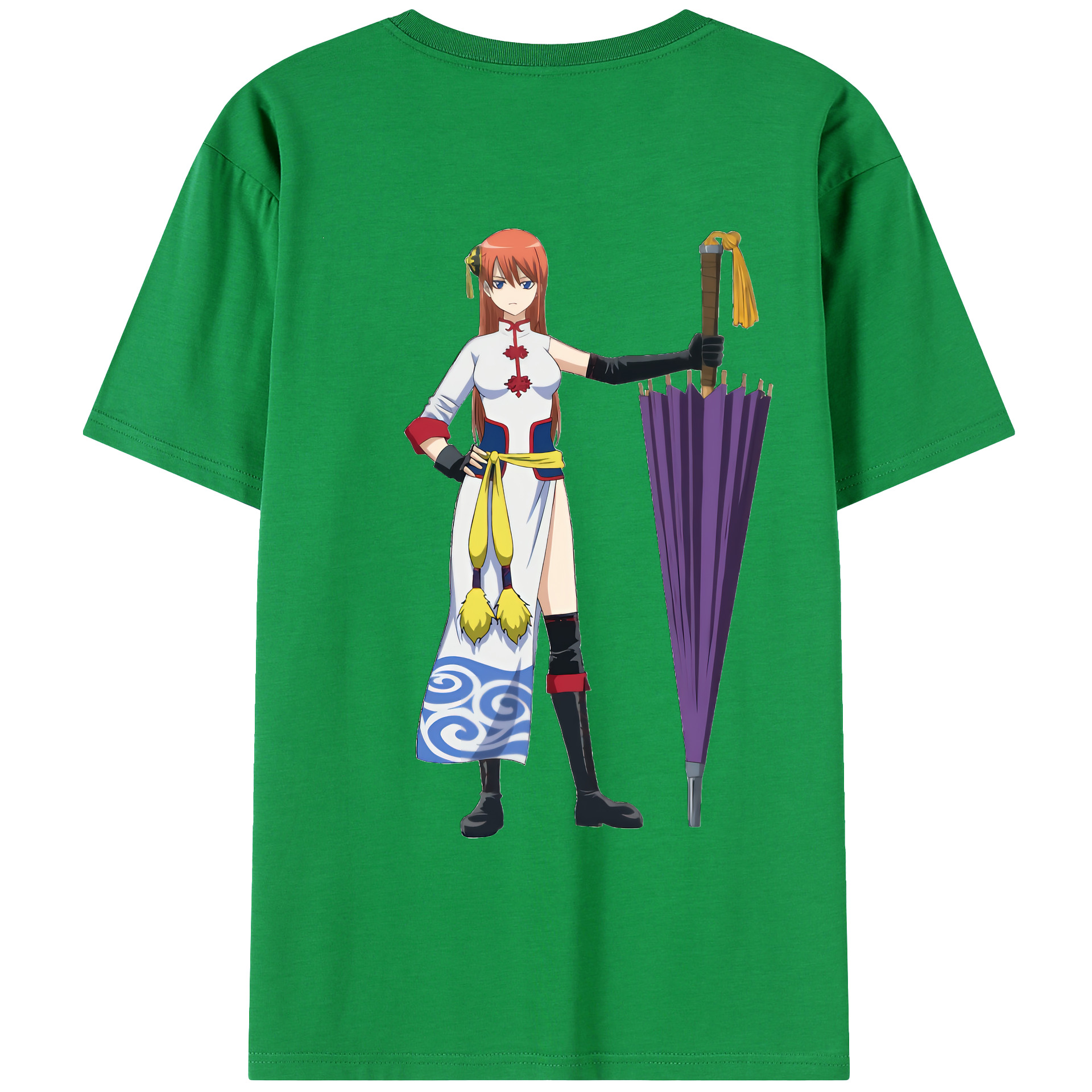 （画像用） ぎんたま 坂田銀時（さかたぎんとき） 神楽 志村新八（しむら しんぱち） GINTAMA Sakata Gintoki Kagura Shimura Shinpachi 綿100％ メンズ半袖Tシャツ（バックプリント） 通気性