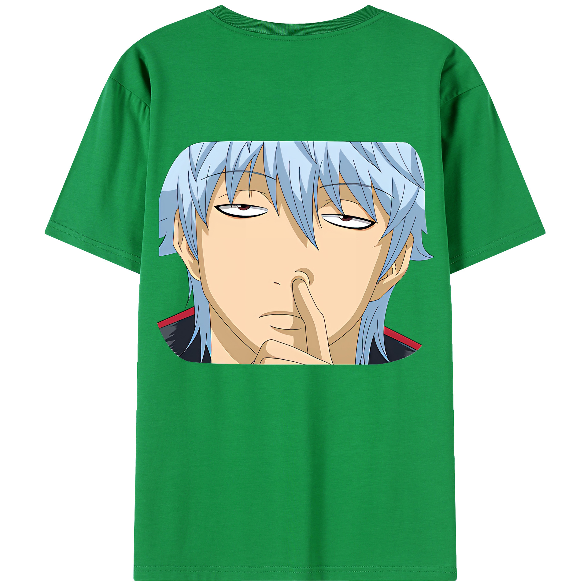 （画像用） ぎんたま 坂田銀時（さかたぎんとき） 神楽 志村新八（しむら しんぱち） GINTAMA Sakata Gintoki Kagura Shimura Shinpachi 綿100％ メンズ半袖Tシャツ（バックプリント） 通気性