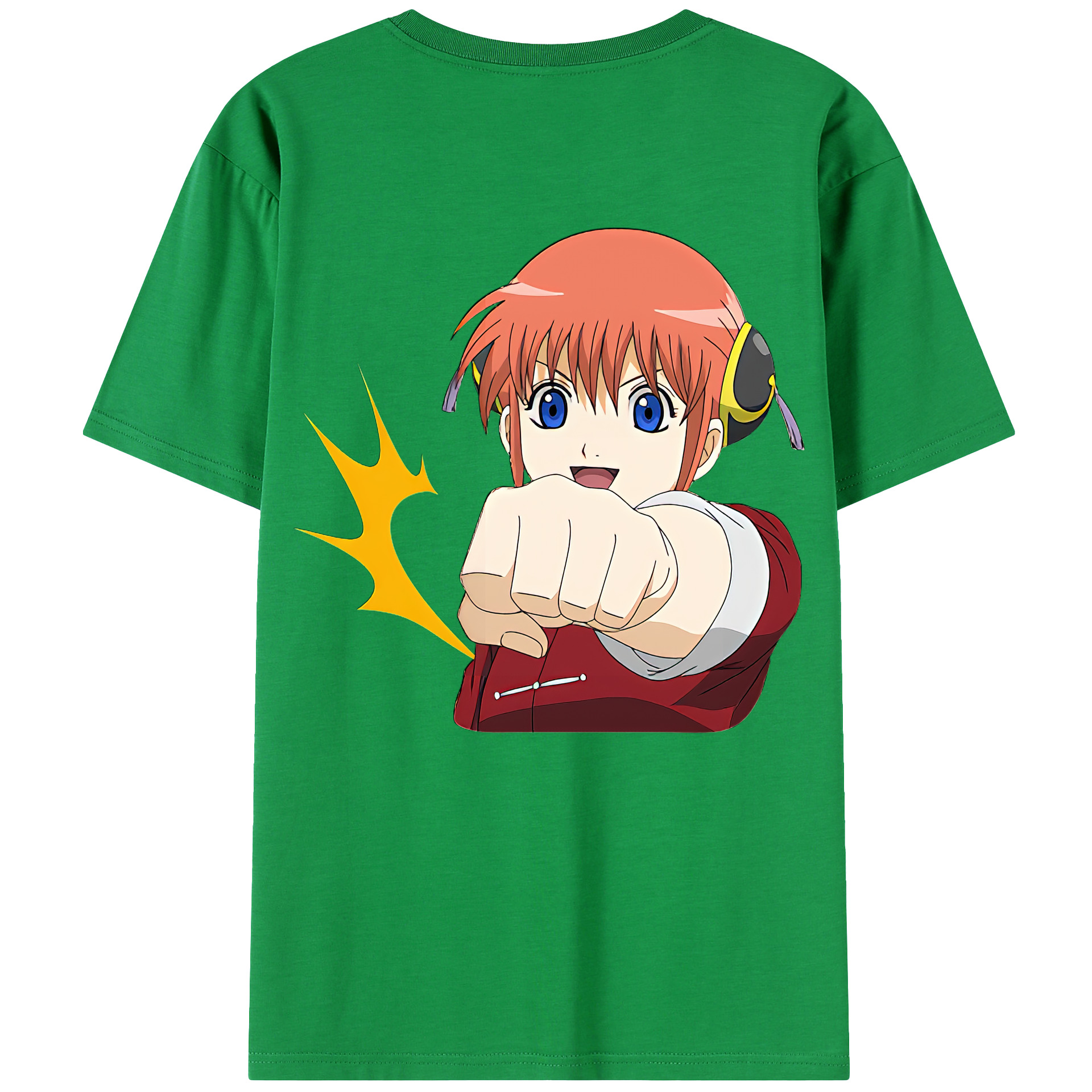 （画像用） ぎんたま 坂田銀時（さかたぎんとき） 神楽 志村新八（しむら しんぱち） GINTAMA Sakata Gintoki Kagura Shimura Shinpachi 綿100％ メンズ半袖Tシャツ（バックプリント） 通気性
