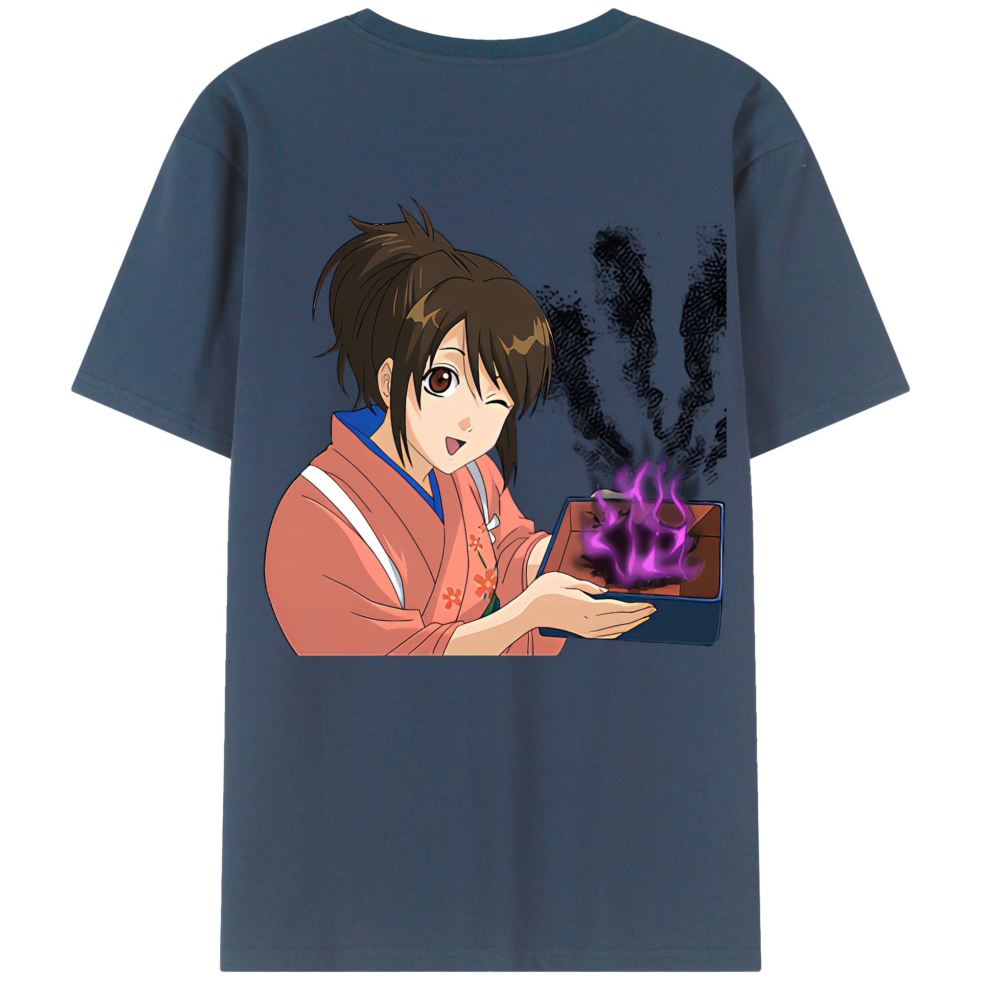 （画像用） ぎんたま 坂田銀時（さかたぎんとき） 神楽 志村新八（しむら しんぱち） GINTAMA Sakata Gintoki Kagura Shimura Shinpachi 綿100％ メンズ半袖Tシャツ（バックプリント） 通気性