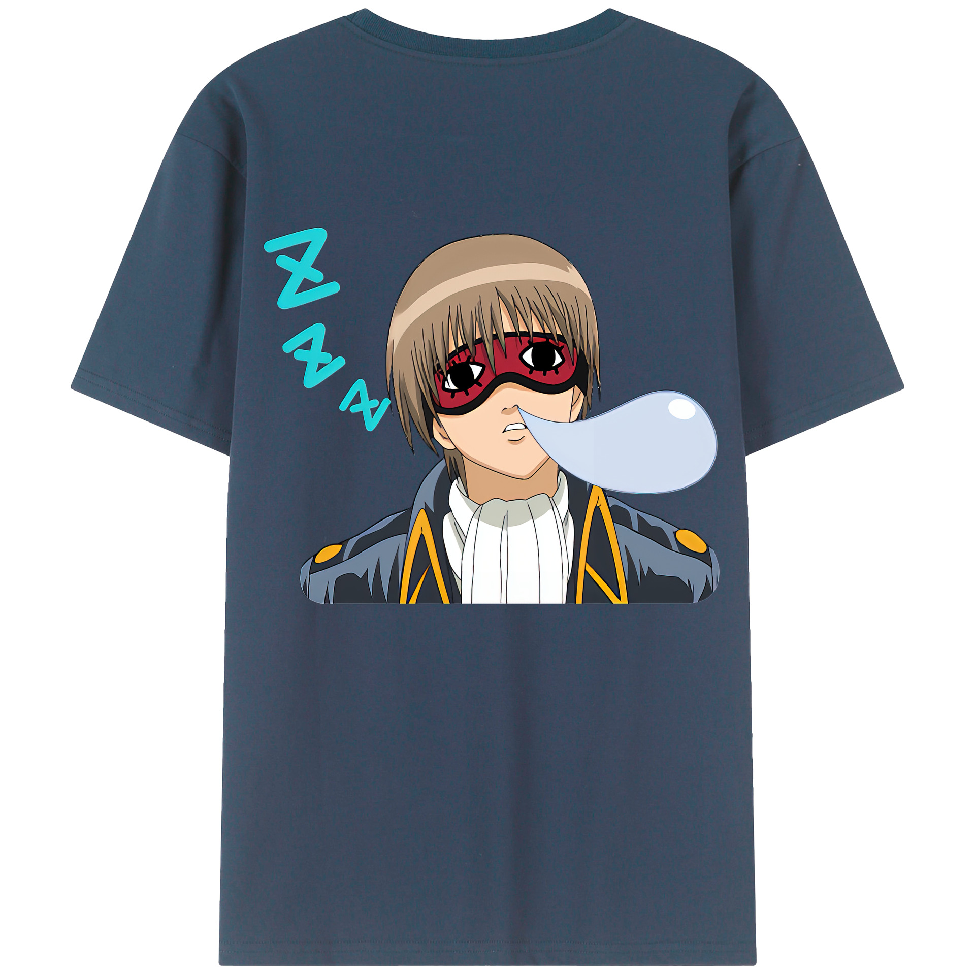 （画像用） ぎんたま 坂田銀時（さかたぎんとき） 神楽 志村新八（しむら しんぱち） GINTAMA Sakata Gintoki Kagura Shimura Shinpachi 綿100％ メンズ半袖Tシャツ（バックプリント） 通気性