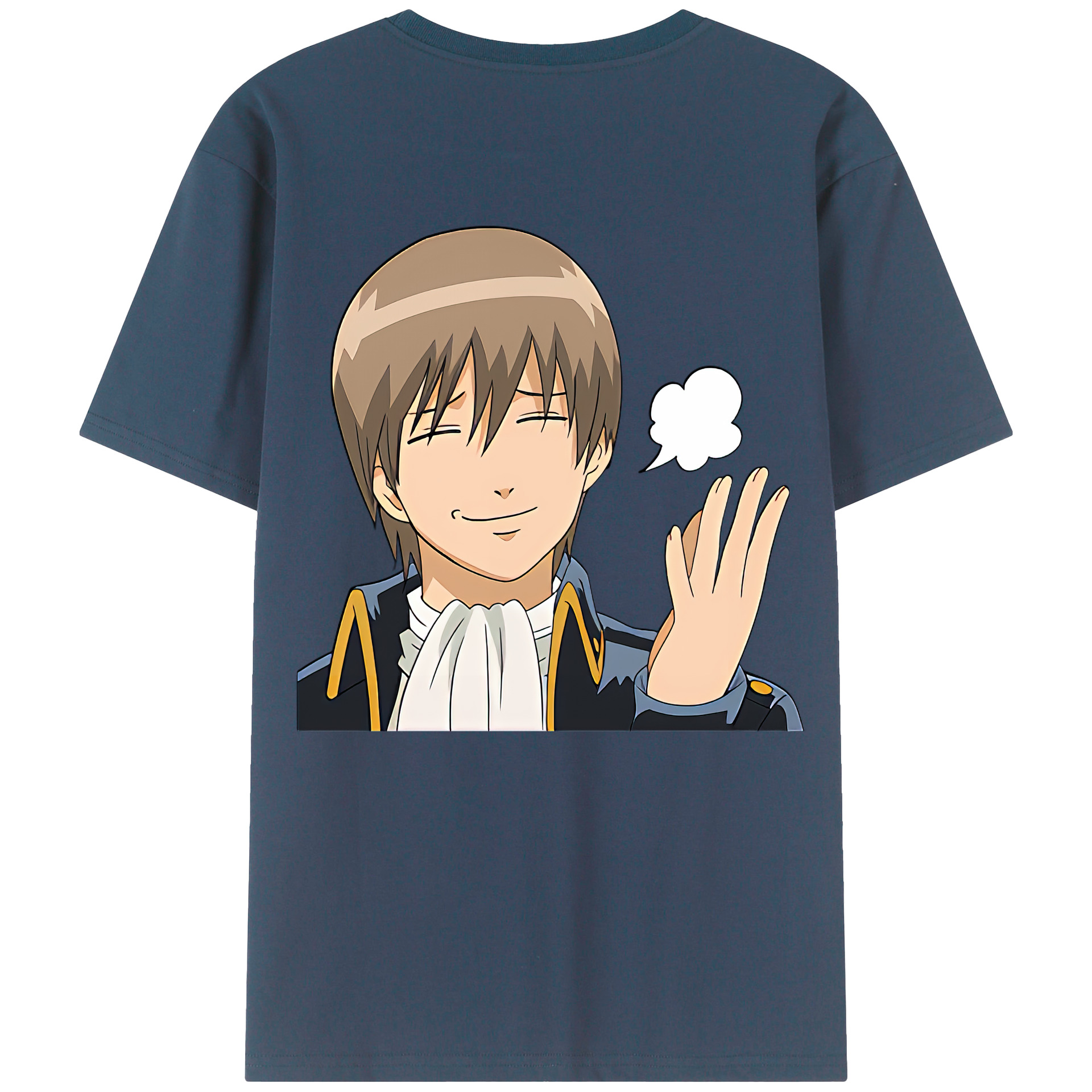 （画像用） ぎんたま 坂田銀時（さかたぎんとき） 神楽 志村新八（しむら しんぱち） GINTAMA Sakata Gintoki Kagura Shimura Shinpachi 綿100％ メンズ半袖Tシャツ（バックプリント） 通気性