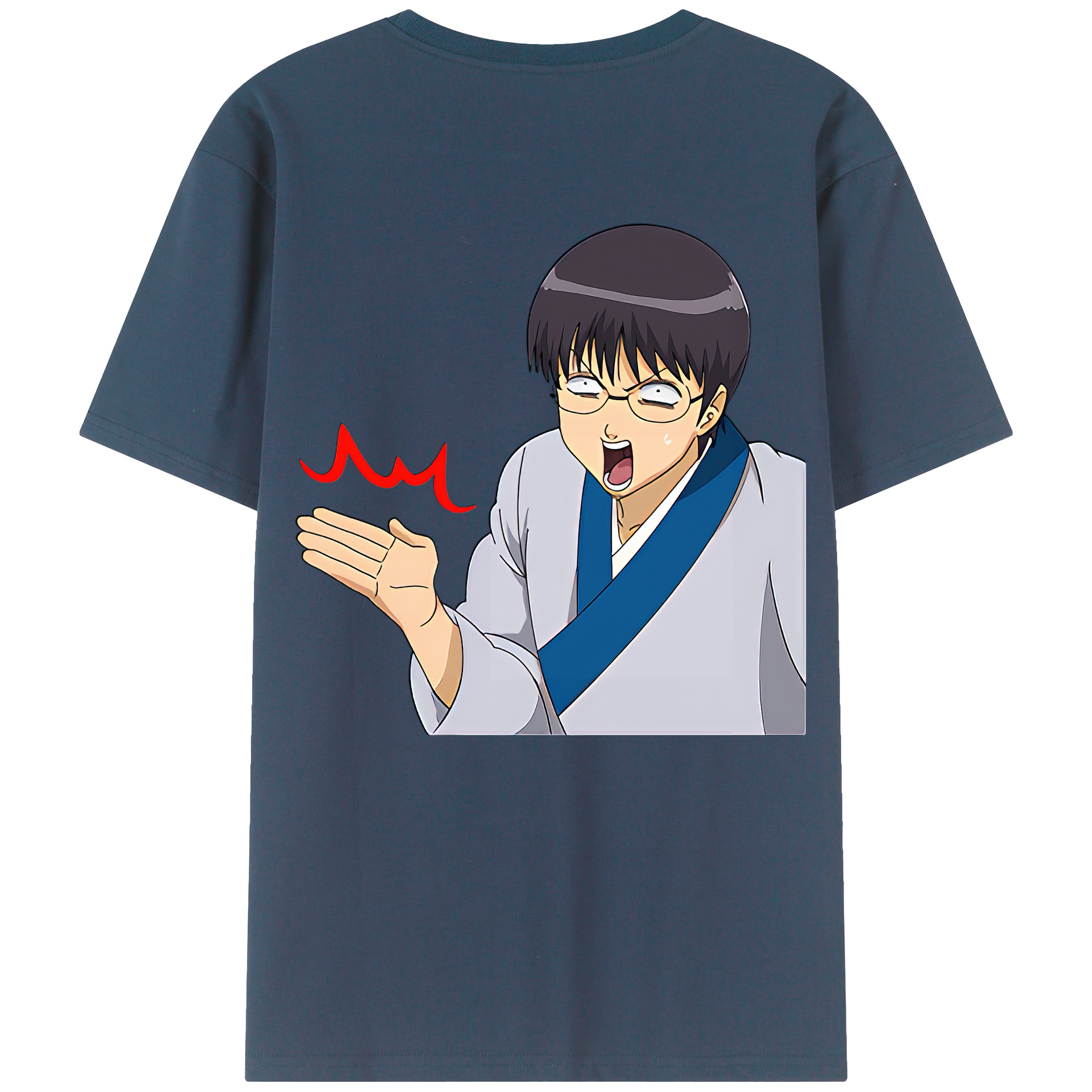 （画像用） ぎんたま 坂田銀時（さかたぎんとき） 神楽 志村新八（しむら しんぱち） GINTAMA Sakata Gintoki Kagura Shimura Shinpachi 綿100％ メンズ半袖Tシャツ（バックプリント） 通気性