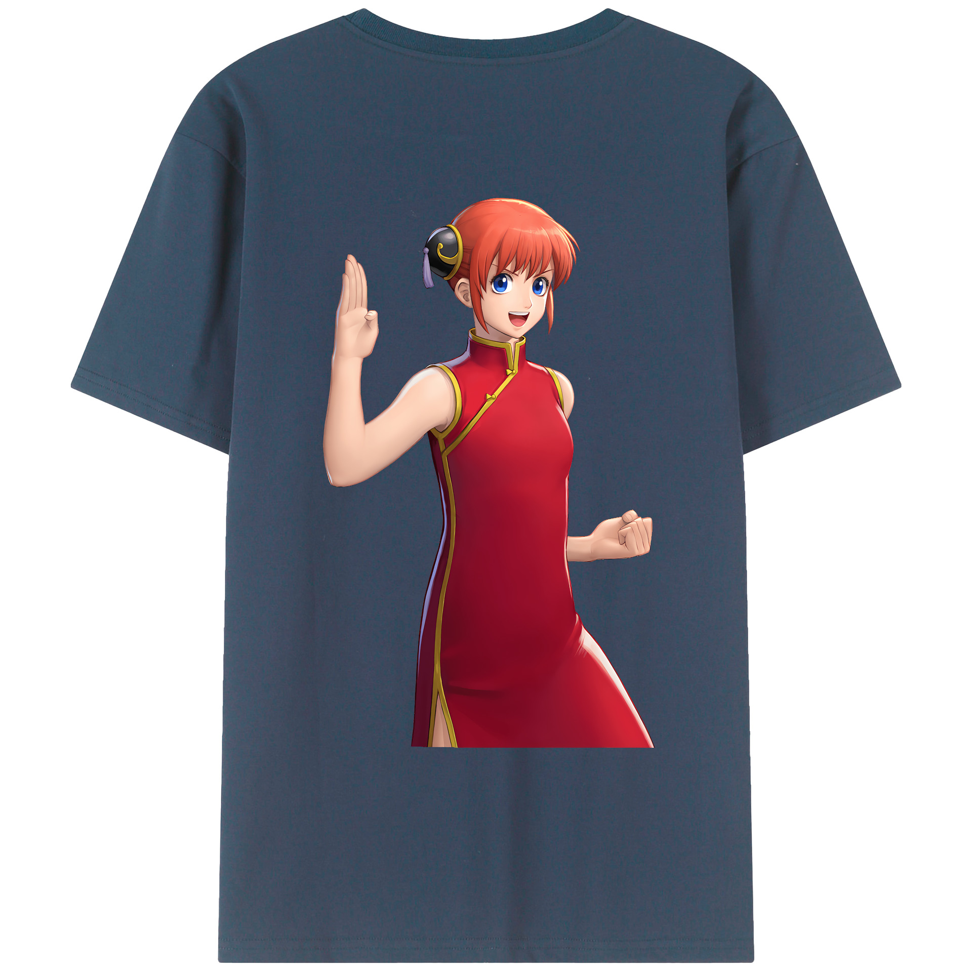 （画像用） ぎんたま 坂田銀時（さかたぎんとき） 神楽 志村新八（しむら しんぱち） GINTAMA Sakata Gintoki Kagura Shimura Shinpachi 綿100％ メンズ半袖Tシャツ（バックプリント） 通気性