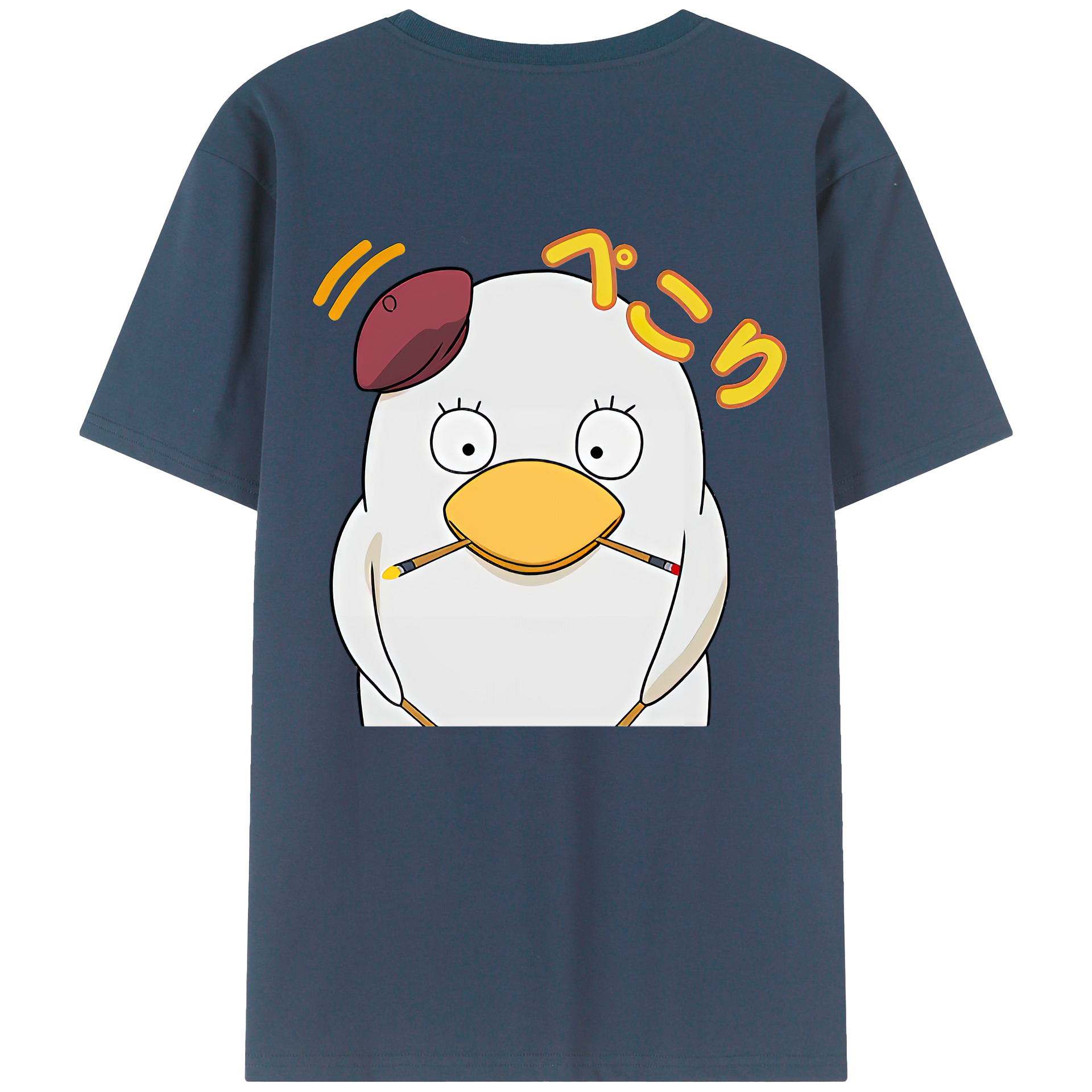（画像用） ぎんたま 坂田銀時（さかたぎんとき） 神楽 志村新八（しむら しんぱち） GINTAMA Sakata Gintoki Kagura Shimura Shinpachi 綿100％ メンズ半袖Tシャツ（バックプリント） 通気性