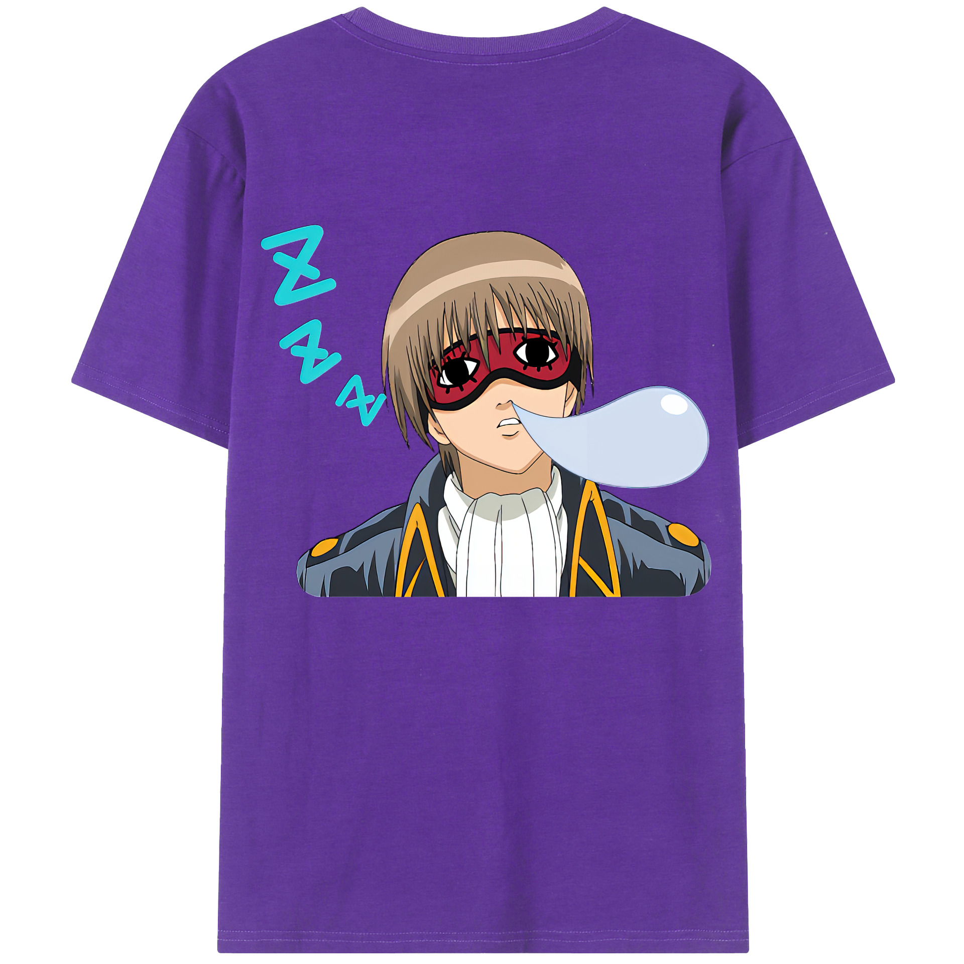 （画像用） ぎんたま 坂田銀時（さかたぎんとき） 神楽 志村新八（しむら しんぱち） GINTAMA Sakata Gintoki Kagura Shimura Shinpachi 綿100％ メンズ半袖Tシャツ（バックプリント） 通気性