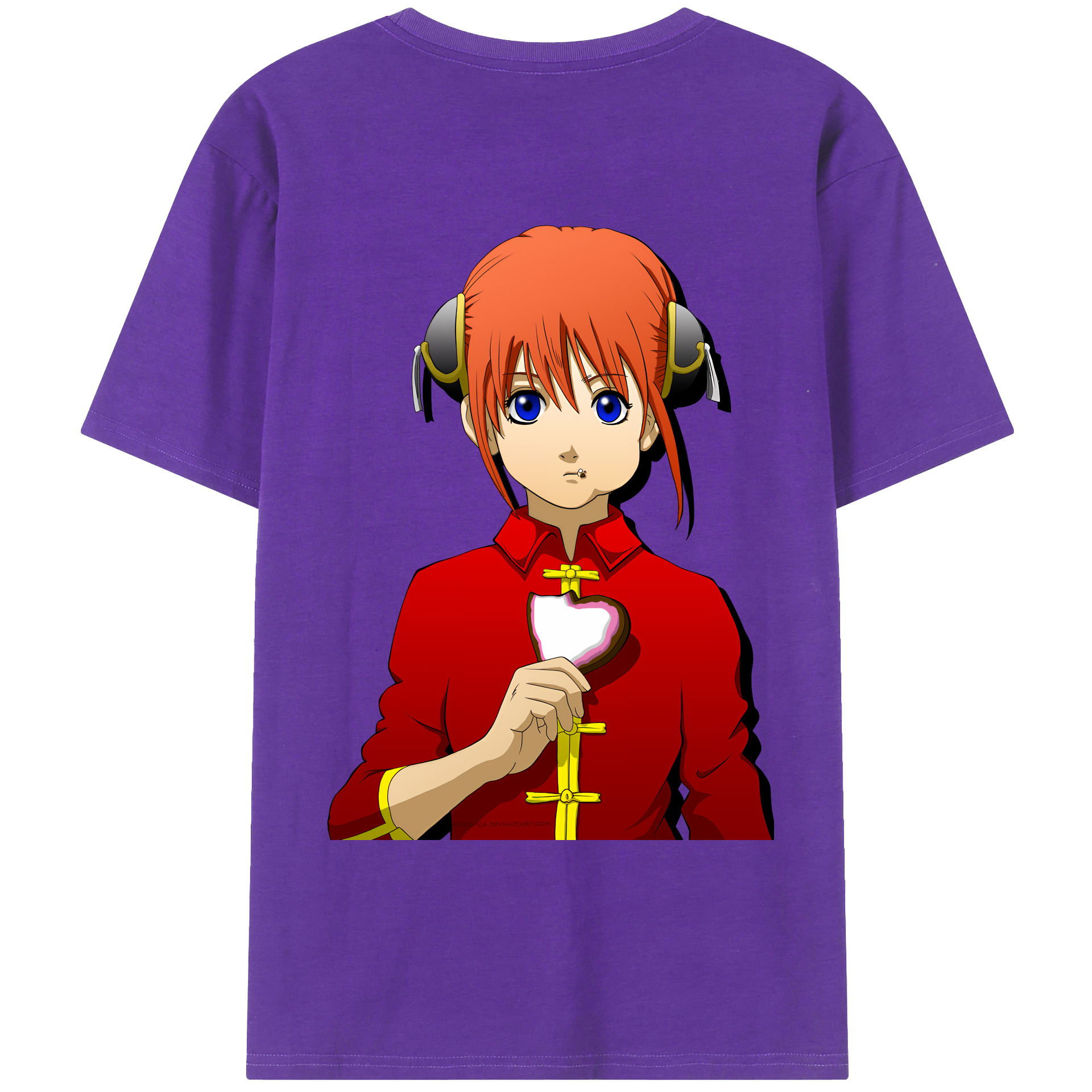 （画像用） ぎんたま 坂田銀時（さかたぎんとき） 神楽 志村新八（しむら しんぱち） GINTAMA Sakata Gintoki Kagura Shimura Shinpachi 綿100％ メンズ半袖Tシャツ（バックプリント） 通気性