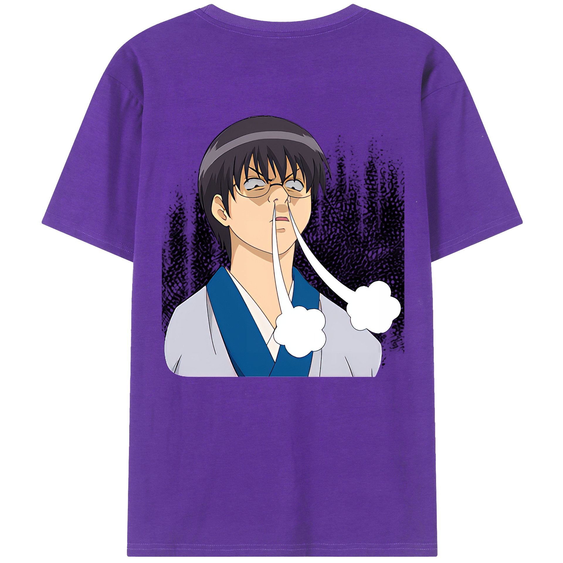 （画像用） ぎんたま 坂田銀時（さかたぎんとき） 神楽 志村新八（しむら しんぱち） GINTAMA Sakata Gintoki Kagura Shimura Shinpachi 綿100％ メンズ半袖Tシャツ（バックプリント） 通気性