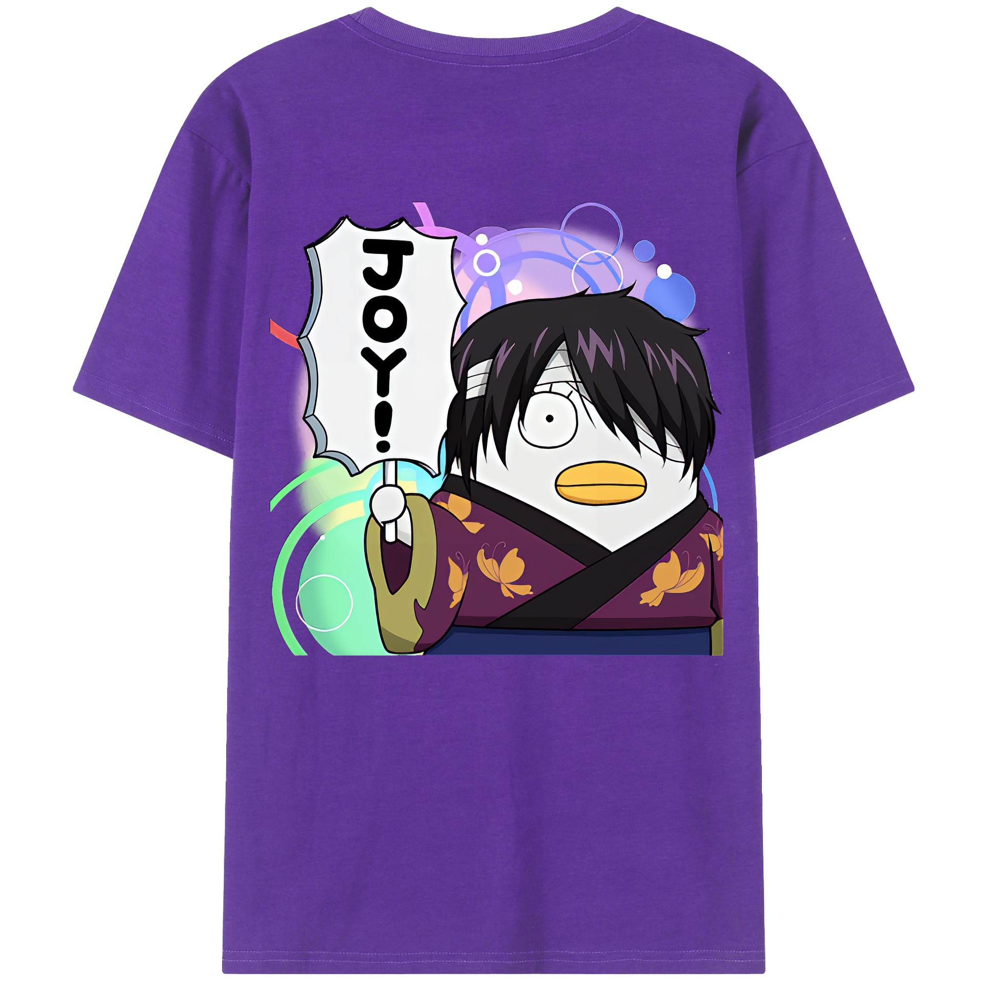 （画像用） ぎんたま 坂田銀時（さかたぎんとき） 神楽 志村新八（しむら しんぱち） GINTAMA Sakata Gintoki Kagura Shimura Shinpachi 綿100％ メンズ半袖Tシャツ（バックプリント） 通気性