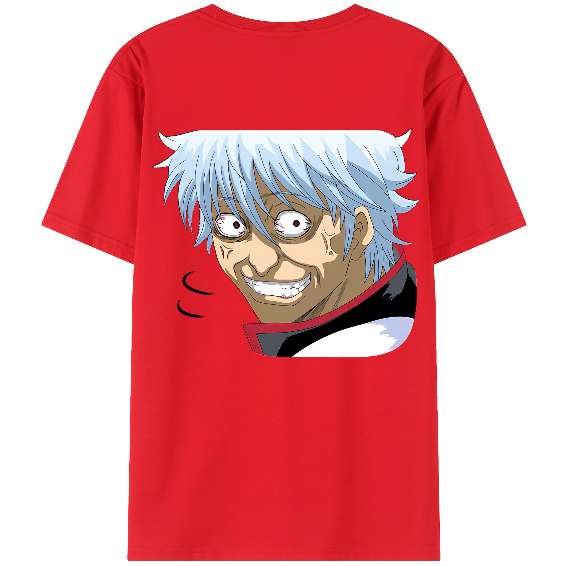 （画像用） ぎんたま 坂田銀時（さかたぎんとき） 神楽 志村新八（しむら しんぱち） GINTAMA Sakata Gintoki Kagura Shimura Shinpachi 綿100％ メンズ半袖Tシャツ（バックプリント） 通気性
