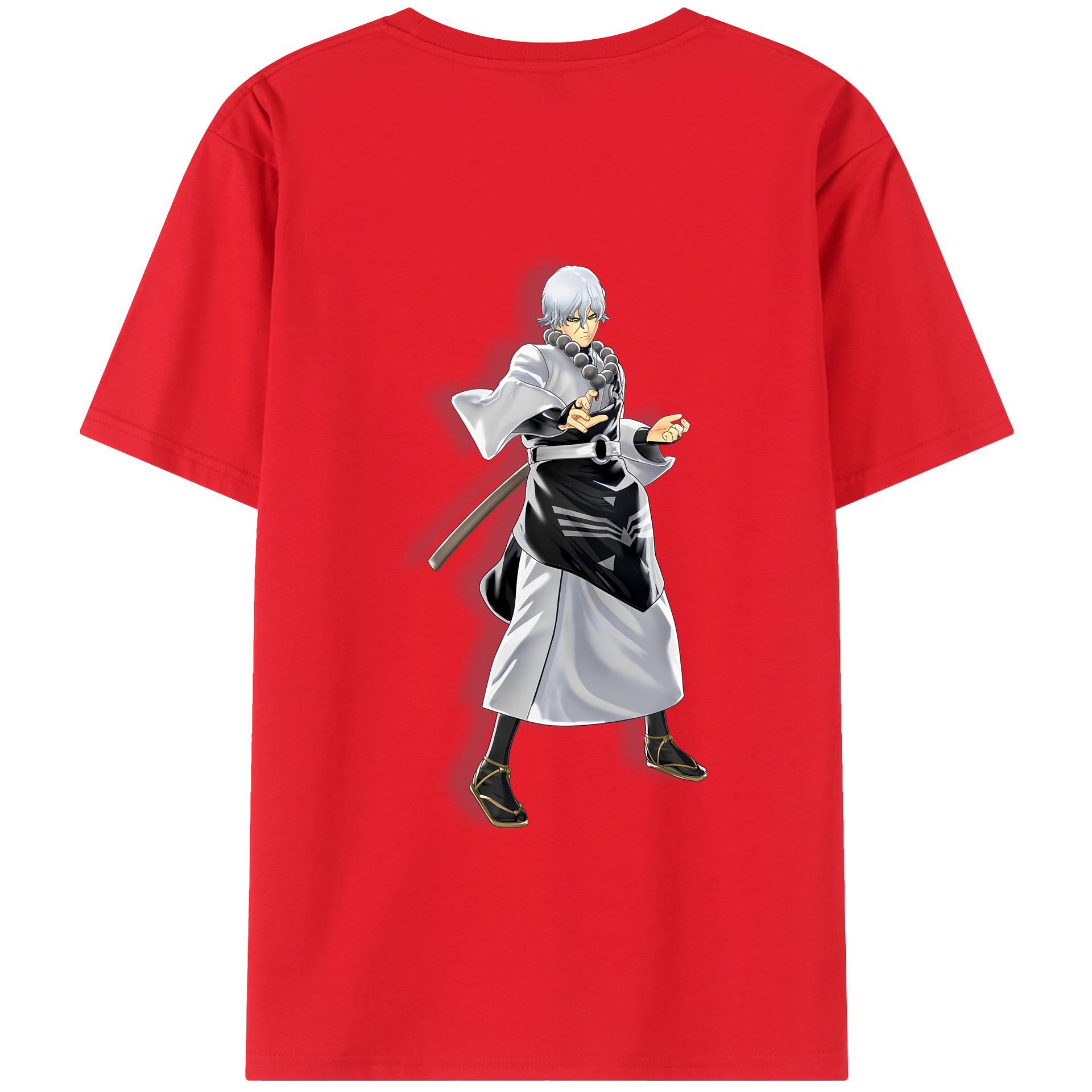 （画像用） ぎんたま 坂田銀時（さかたぎんとき） 神楽 志村新八（しむら しんぱち） GINTAMA Sakata Gintoki Kagura Shimura Shinpachi 綿100％ メンズ半袖Tシャツ（バックプリント） 通気性