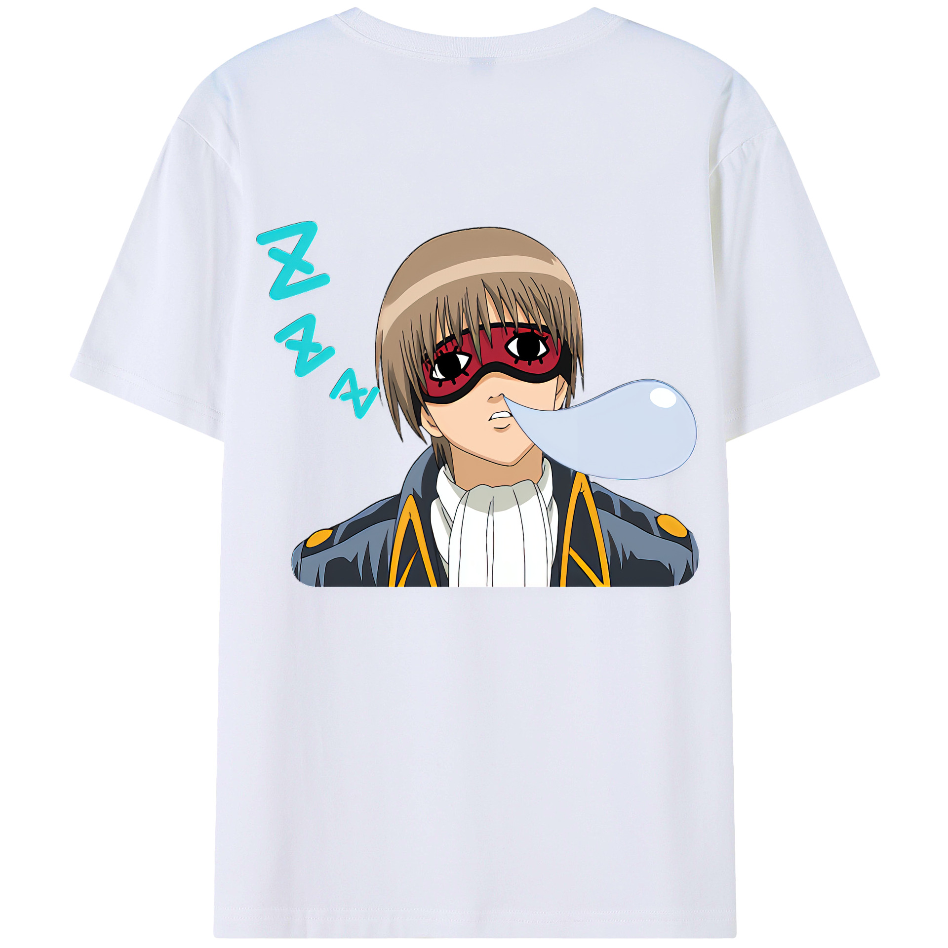 （画像用） ぎんたま 坂田銀時（さかたぎんとき） 神楽 志村新八（しむら しんぱち） GINTAMA Sakata Gintoki Kagura Shimura Shinpachi 綿100％ メンズ半袖Tシャツ（バックプリント） 通気性