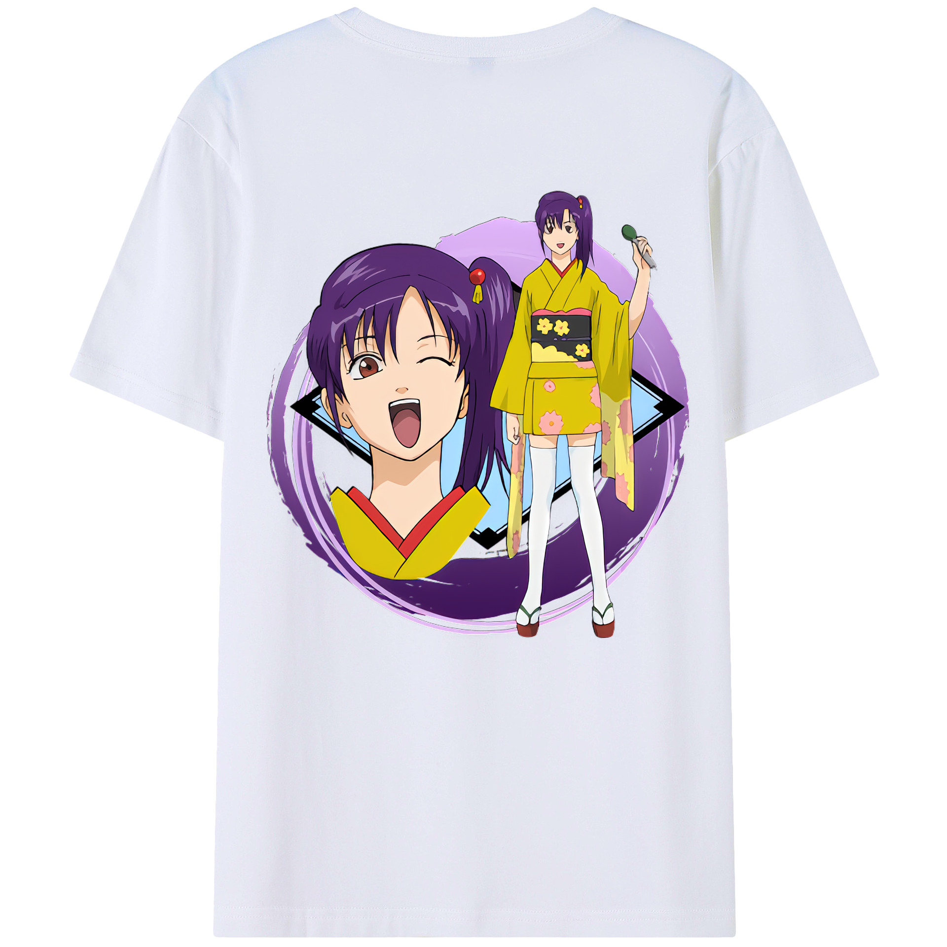 （画像用） ぎんたま 坂田銀時（さかたぎんとき） 神楽 志村新八（しむら しんぱち） GINTAMA Sakata Gintoki Kagura Shimura Shinpachi 綿100％ メンズ半袖Tシャツ（バックプリント） 通気性