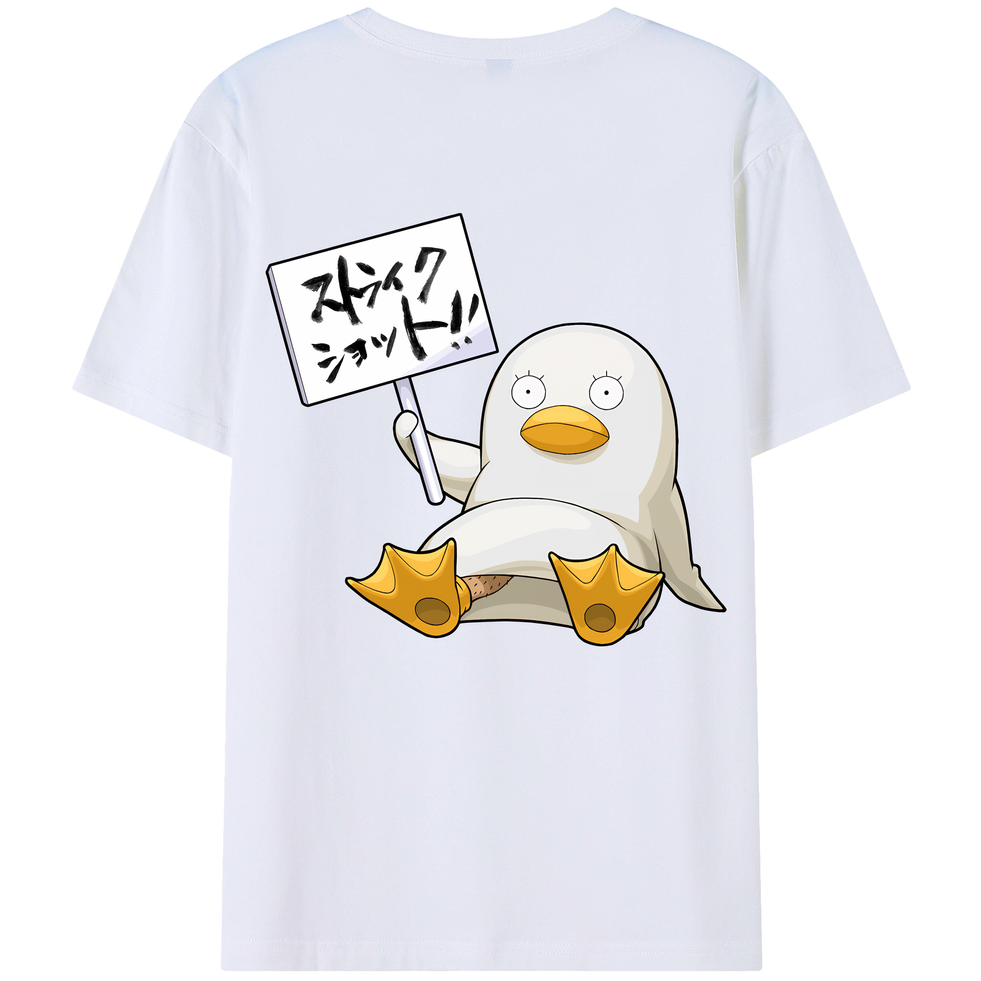 （画像用） ぎんたま 坂田銀時（さかたぎんとき） 神楽 志村新八（しむら しんぱち） GINTAMA Sakata Gintoki Kagura Shimura Shinpachi 綿100％ メンズ半袖Tシャツ（バックプリント） 通気性