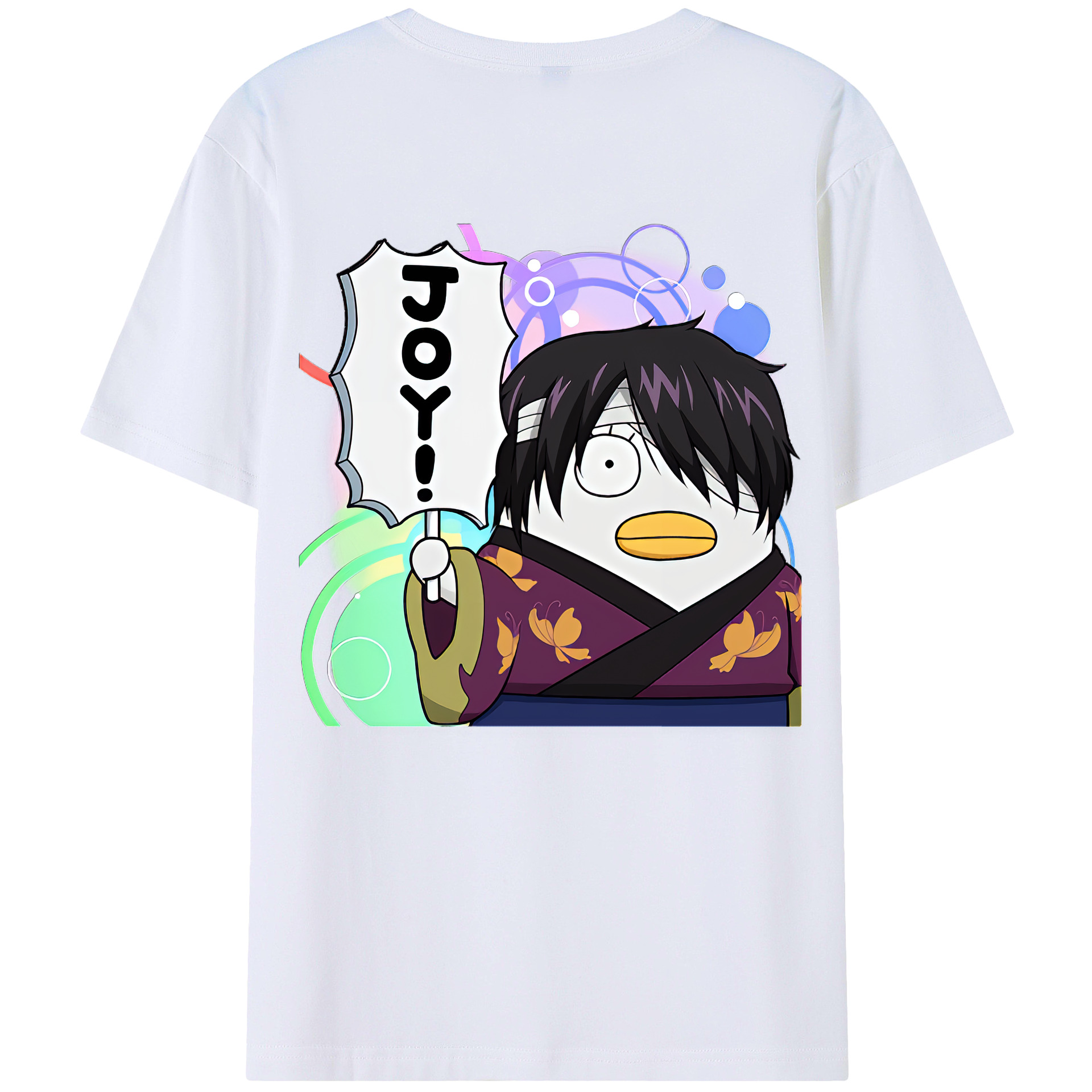 （画像用） ぎんたま 坂田銀時（さかたぎんとき） 神楽 志村新八（しむら しんぱち） GINTAMA Sakata Gintoki Kagura Shimura Shinpachi 綿100％ メンズ半袖Tシャツ（バックプリント） 通気性
