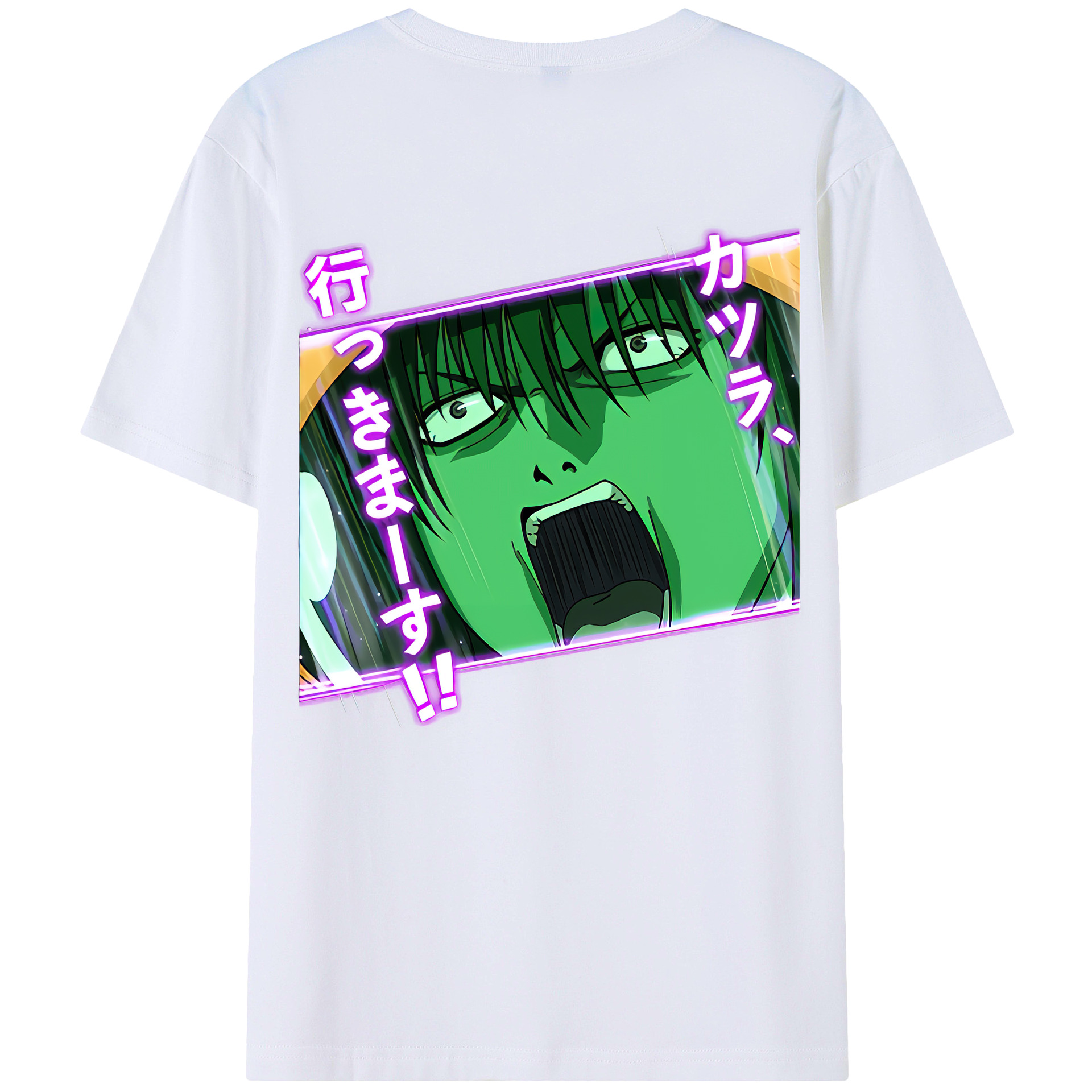 （画像用） ぎんたま 坂田銀時（さかたぎんとき） 神楽 志村新八（しむら しんぱち） GINTAMA Sakata Gintoki Kagura Shimura Shinpachi 綿100％ メンズ半袖Tシャツ（バックプリント） 通気性