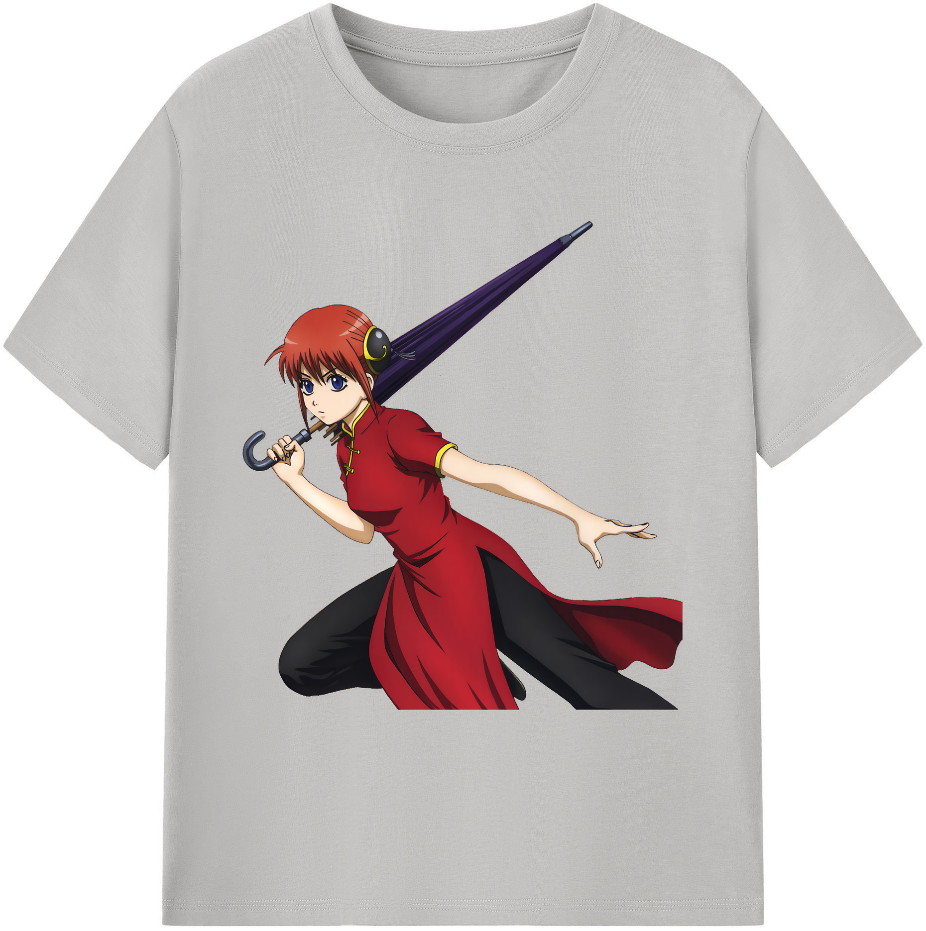 （画像用） ぎんたま 坂田銀時（さかたぎんとき） 神楽 志村新八（しむら しんぱち） GINTAMA Sakata Gintoki Kagura Shimura Shinpachi 綿100％ メンズ半袖Tシャツ｜肌触りやわらか＆通気性
