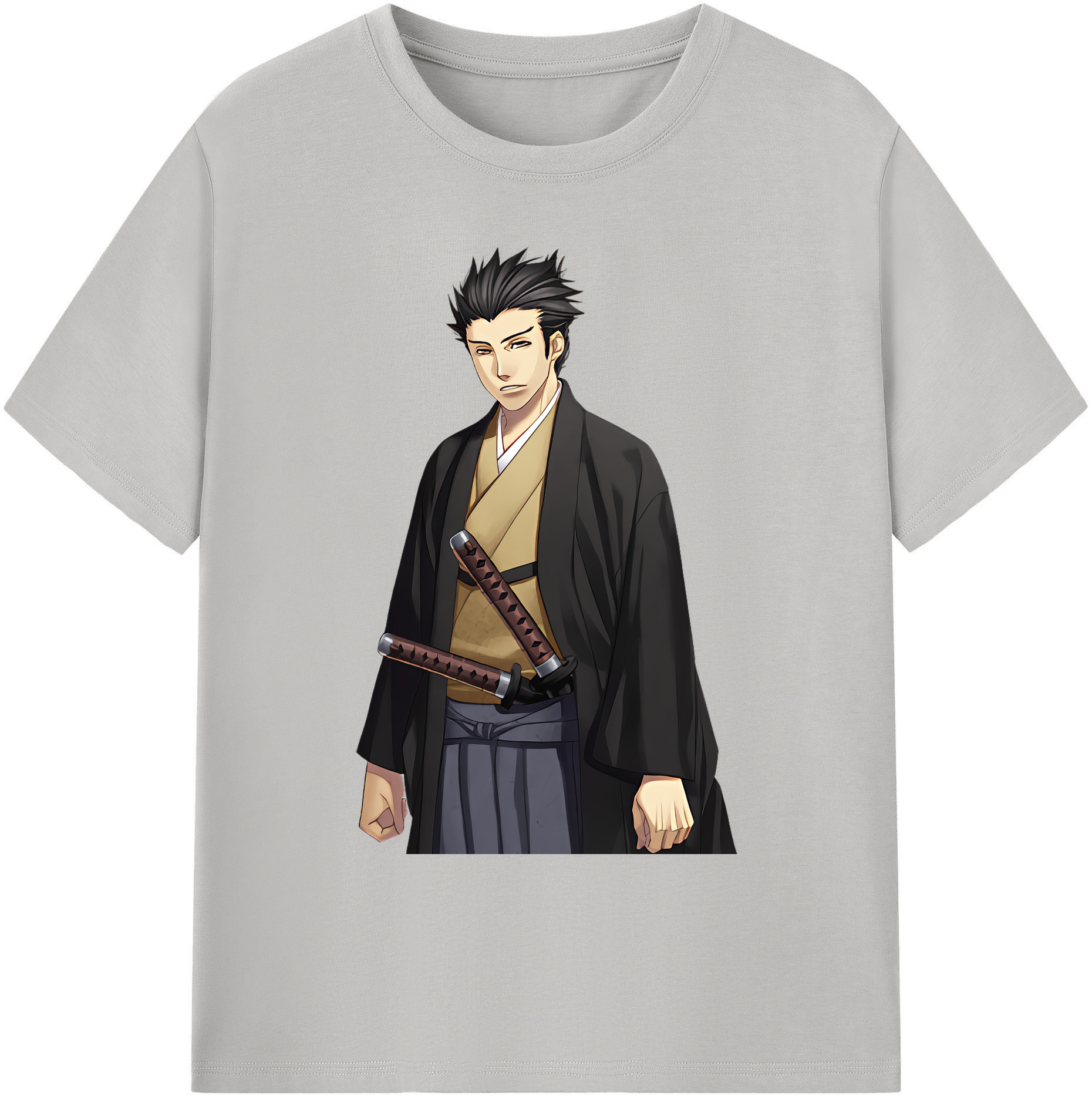 （画像用） ぎんたま 坂田銀時（さかたぎんとき） 神楽 志村新八（しむら しんぱち） GINTAMA Sakata Gintoki Kagura Shimura Shinpachi 綿100％ メンズ半袖Tシャツ｜肌触りやわらか＆通気性