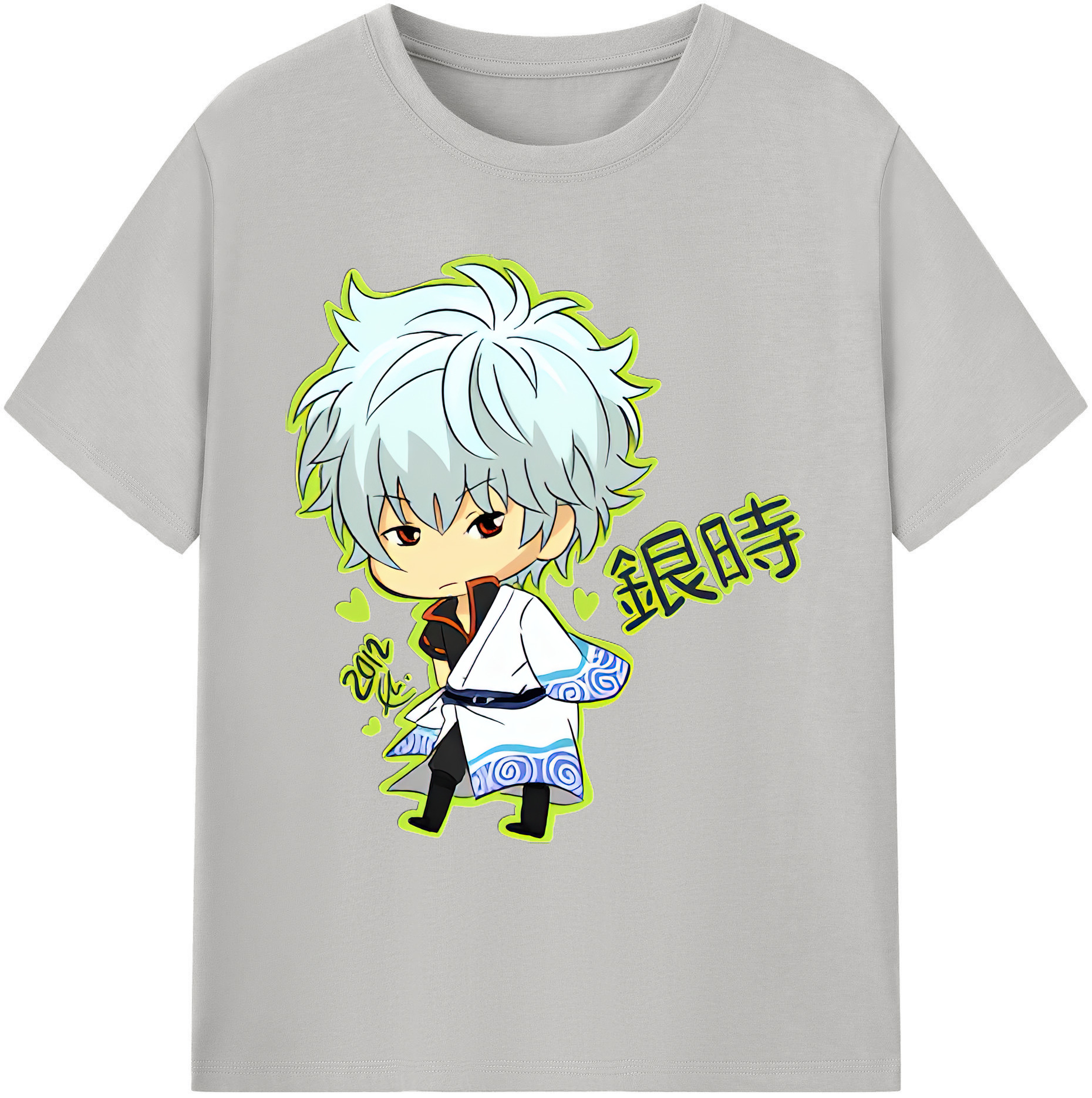 （画像用） ぎんたま 坂田銀時（さかたぎんとき） 神楽 志村新八（しむら しんぱち） GINTAMA Sakata Gintoki Kagura Shimura Shinpachi 綿100％ メンズ半袖Tシャツ｜肌触りやわらか＆通気性