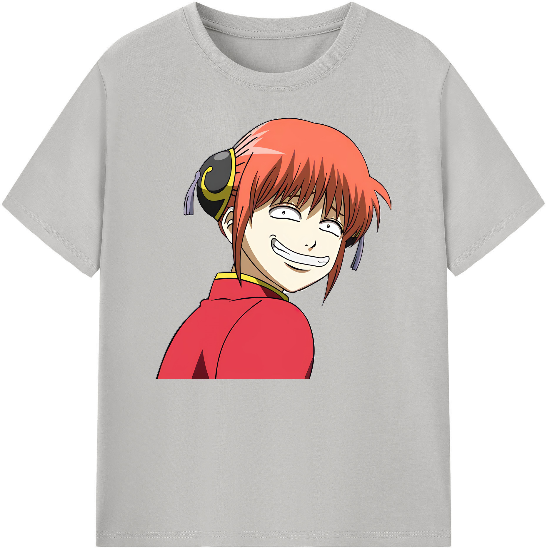 （画像用） ぎんたま 坂田銀時（さかたぎんとき） 神楽 志村新八（しむら しんぱち） GINTAMA Sakata Gintoki Kagura Shimura Shinpachi 綿100％ メンズ半袖Tシャツ｜肌触りやわらか＆通気性