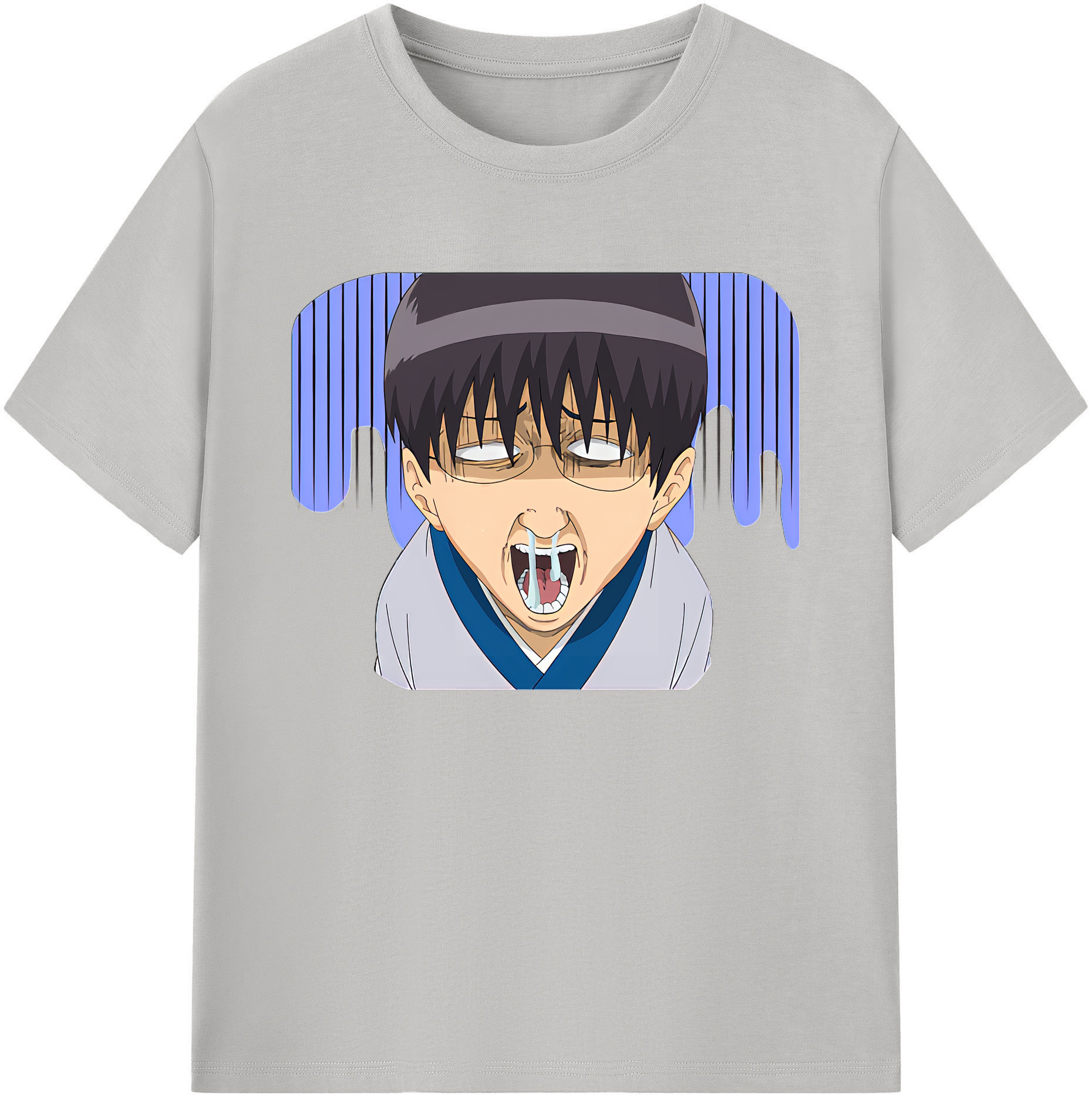（画像用） ぎんたま 坂田銀時（さかたぎんとき） 神楽 志村新八（しむら しんぱち） GINTAMA Sakata Gintoki Kagura Shimura Shinpachi 綿100％ メンズ半袖Tシャツ｜肌触りやわらか＆通気性