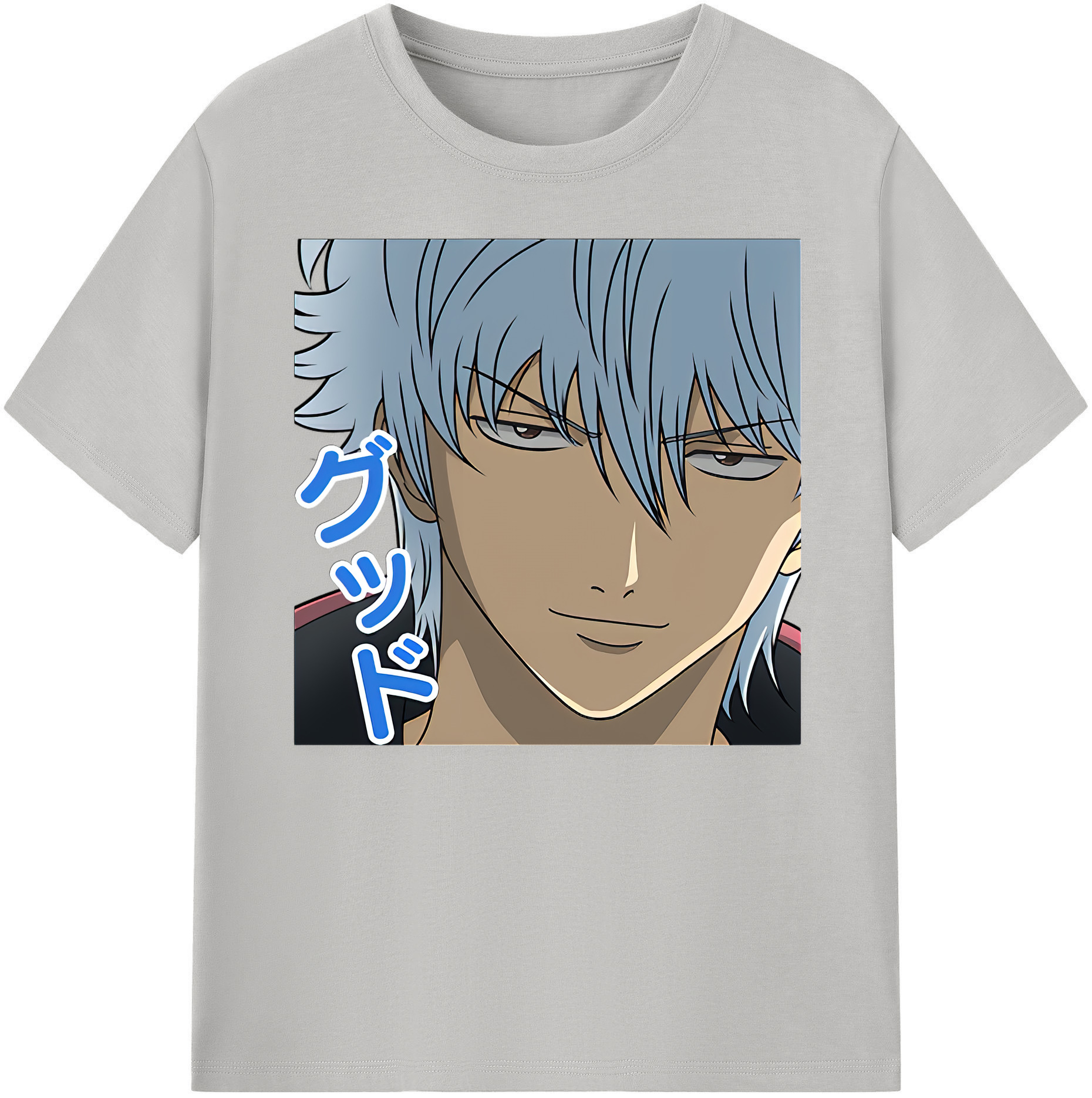 （画像用） ぎんたま 坂田銀時（さかたぎんとき） 神楽 志村新八（しむら しんぱち） GINTAMA Sakata Gintoki Kagura Shimura Shinpachi 綿100％ メンズ半袖Tシャツ｜肌触りやわらか＆通気性