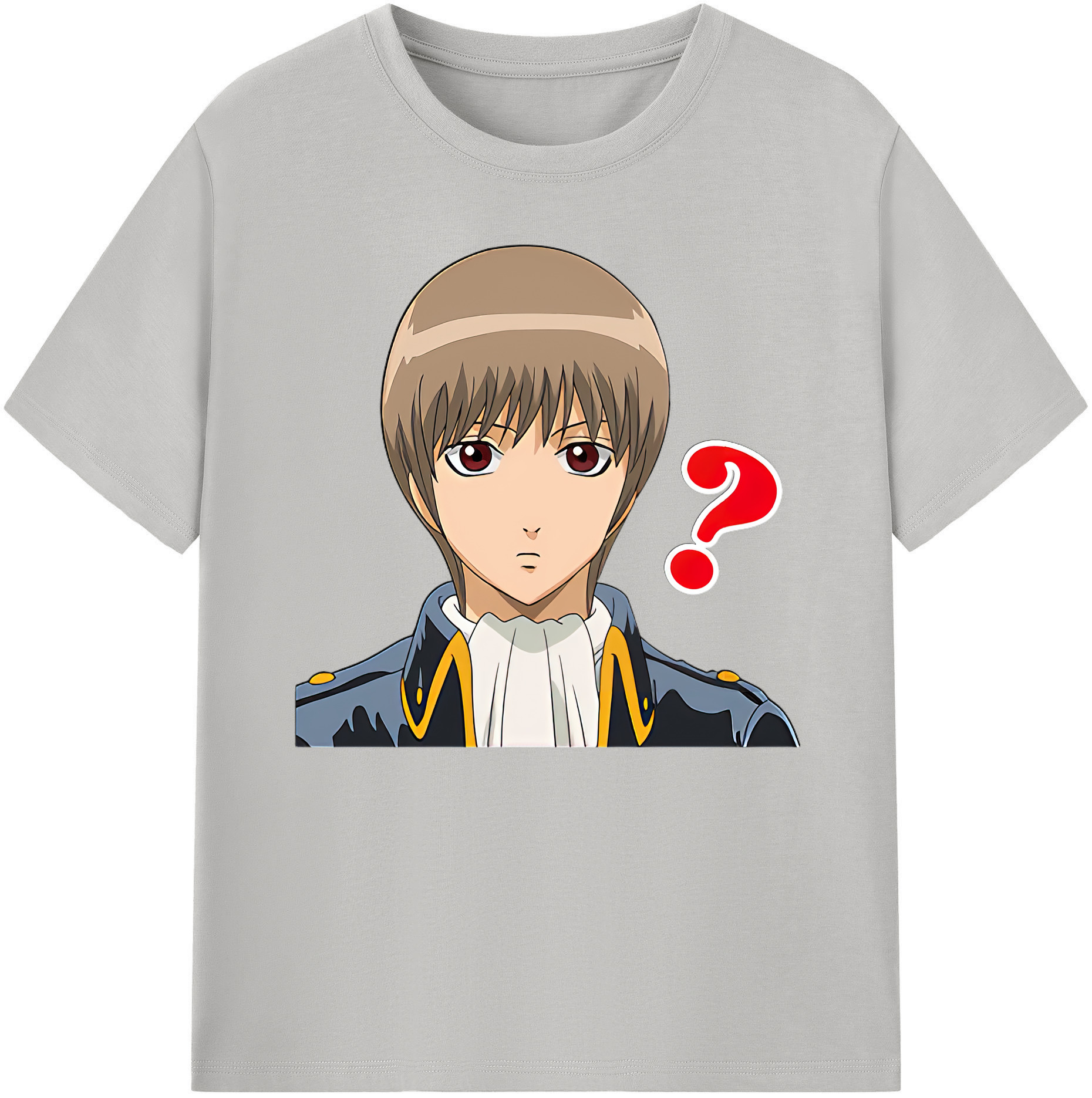 （画像用） ぎんたま 坂田銀時（さかたぎんとき） 神楽 志村新八（しむら しんぱち） GINTAMA Sakata Gintoki Kagura Shimura Shinpachi 綿100％ メンズ半袖Tシャツ｜肌触りやわらか＆通気性